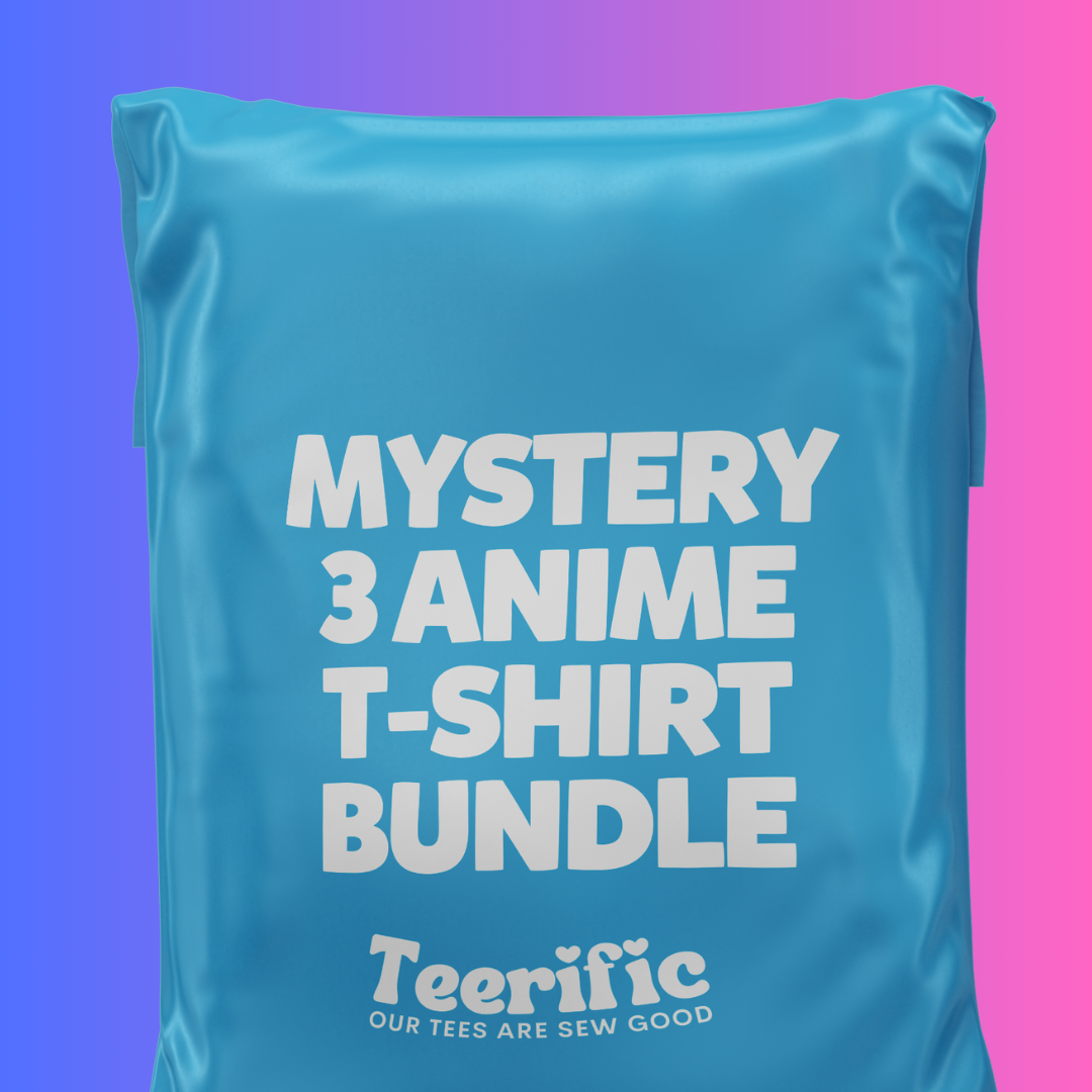 3 Mystery Anime T-Shirt Bundle