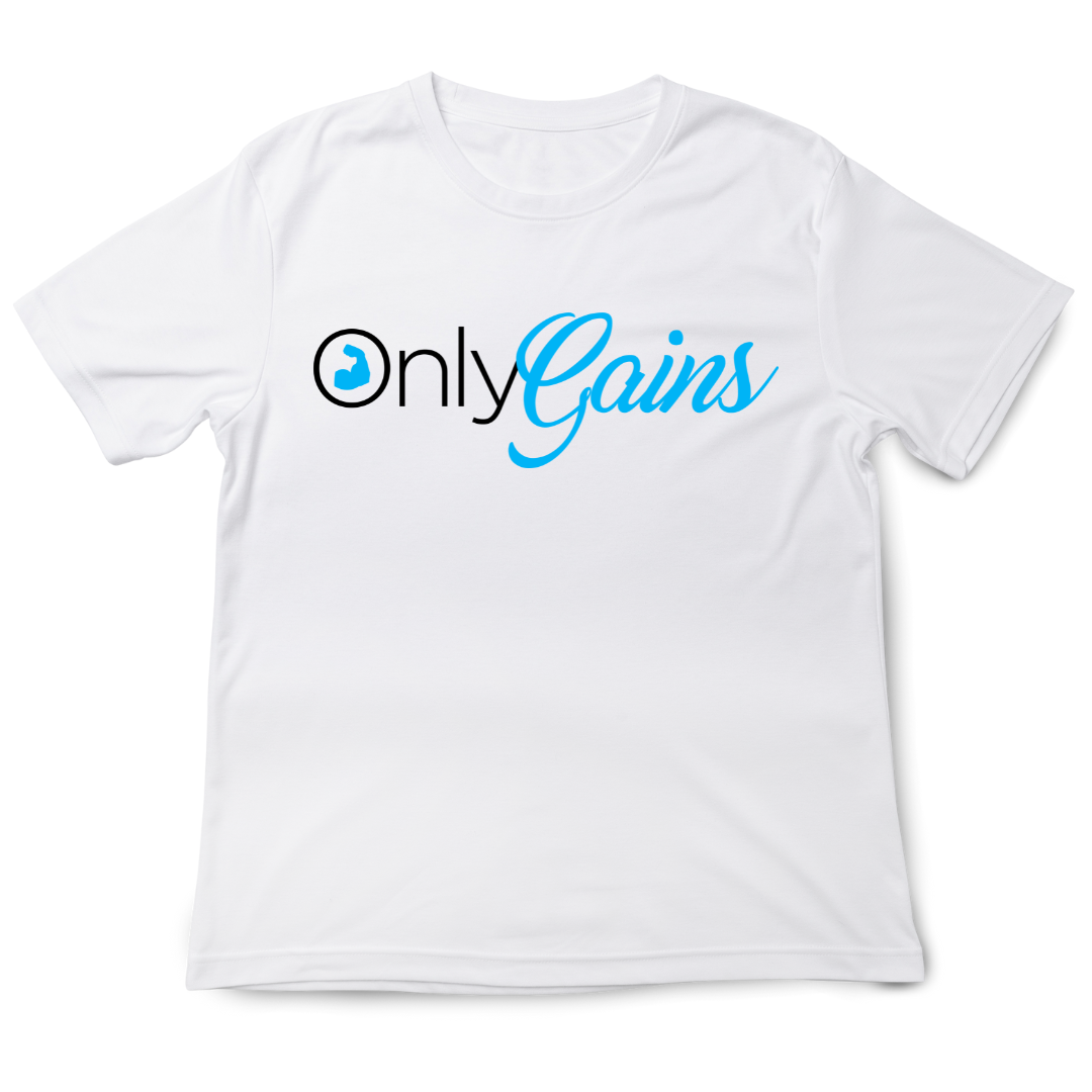 Only Gains Gym Workout T Shirt