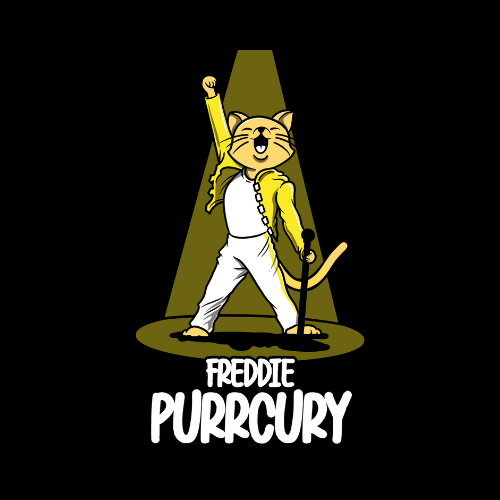 Freddie Purrcury T Shirt