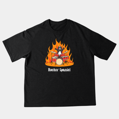 Rocker Spaniel T Shirt