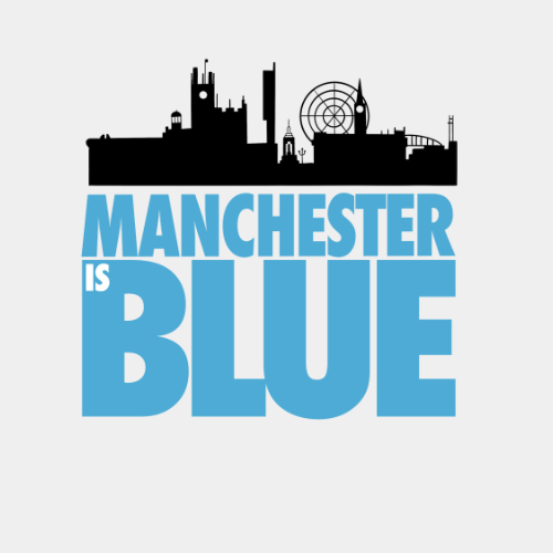 Manchester is Blue T Shirt
