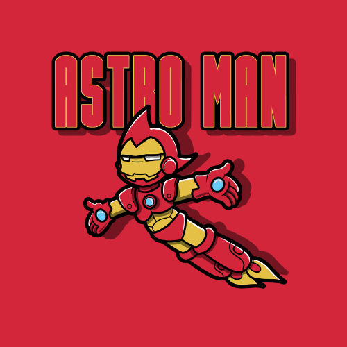 Astro Man T Shirt