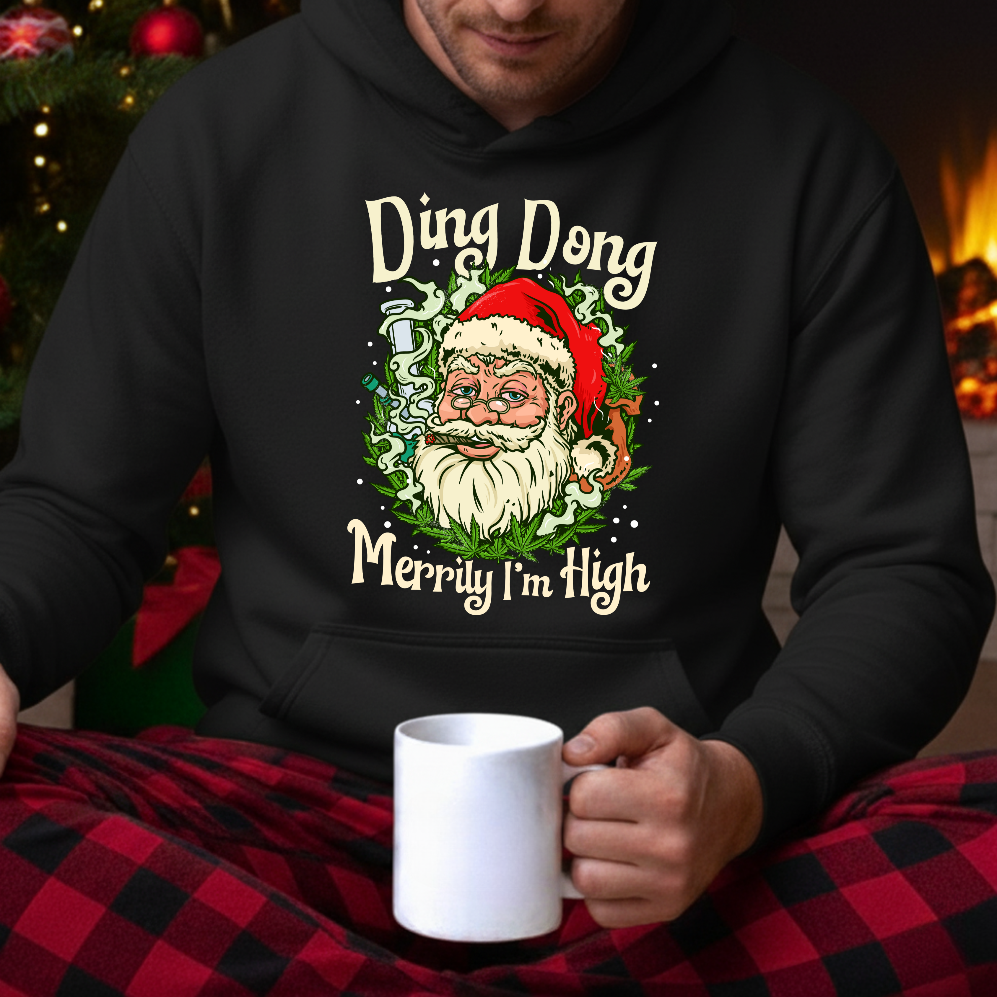 DING DONG MERRILY I'M HIGH