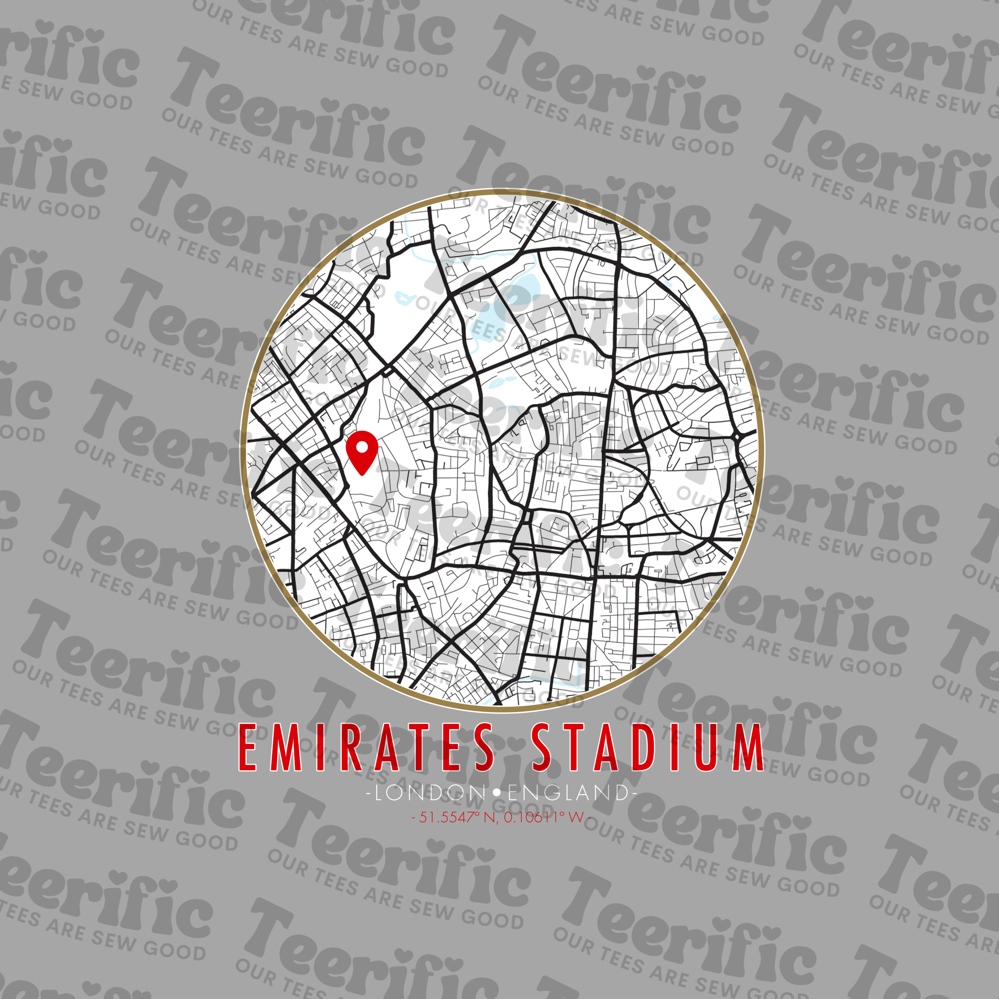 EMIRATES STADIUM MAP