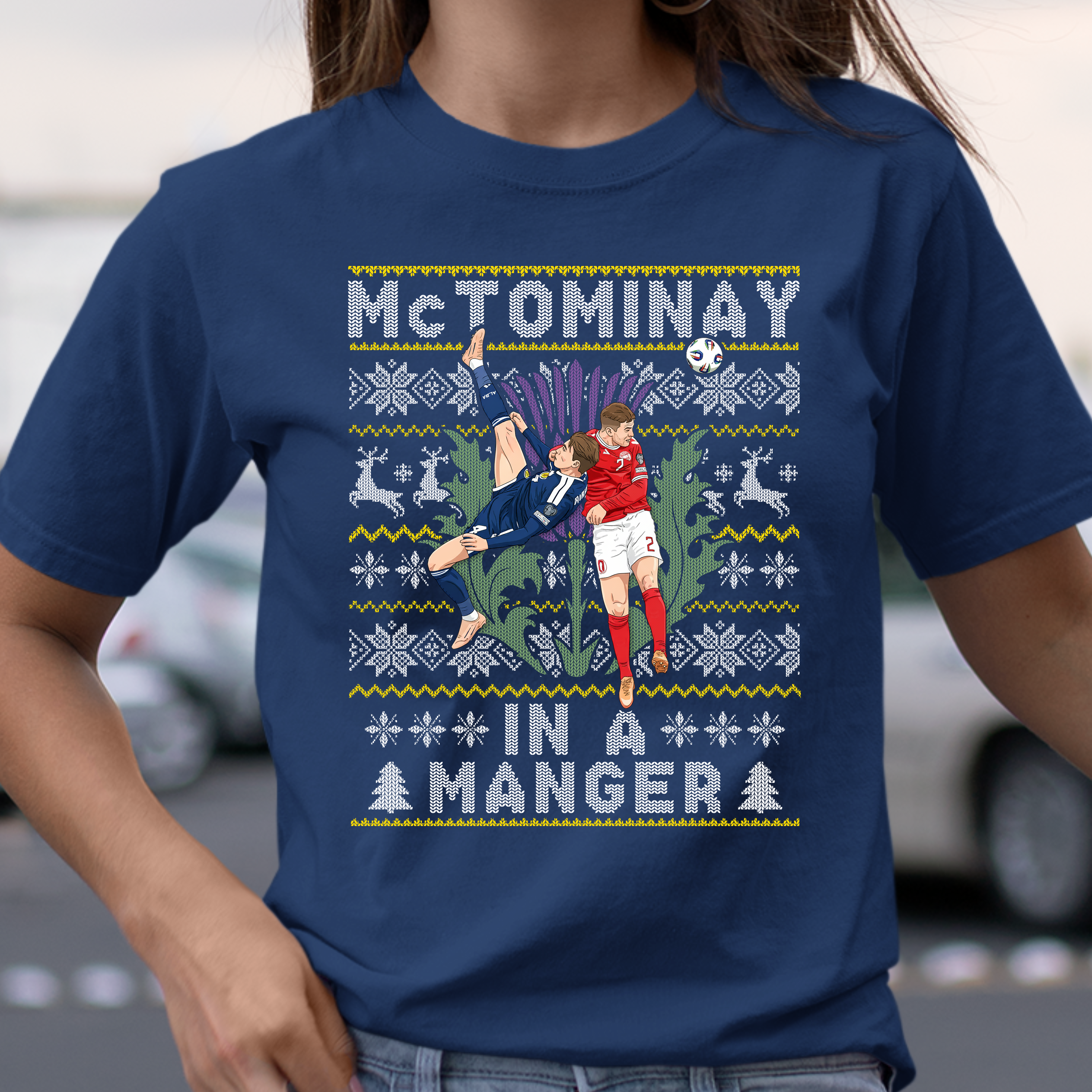 McTOMINAY IN A MANGER