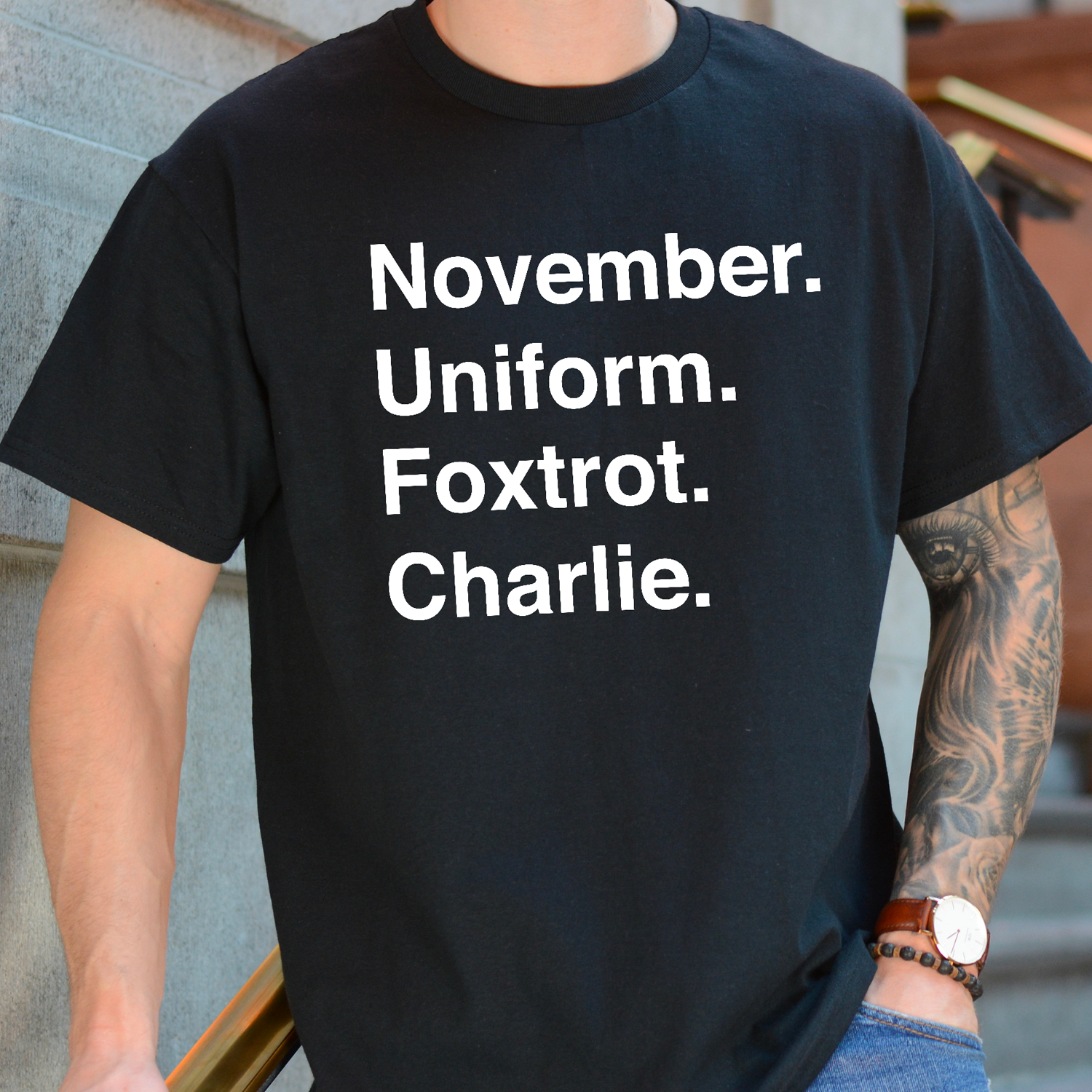 NOVEMBER UNIFORM FOXTROT CHARLIE