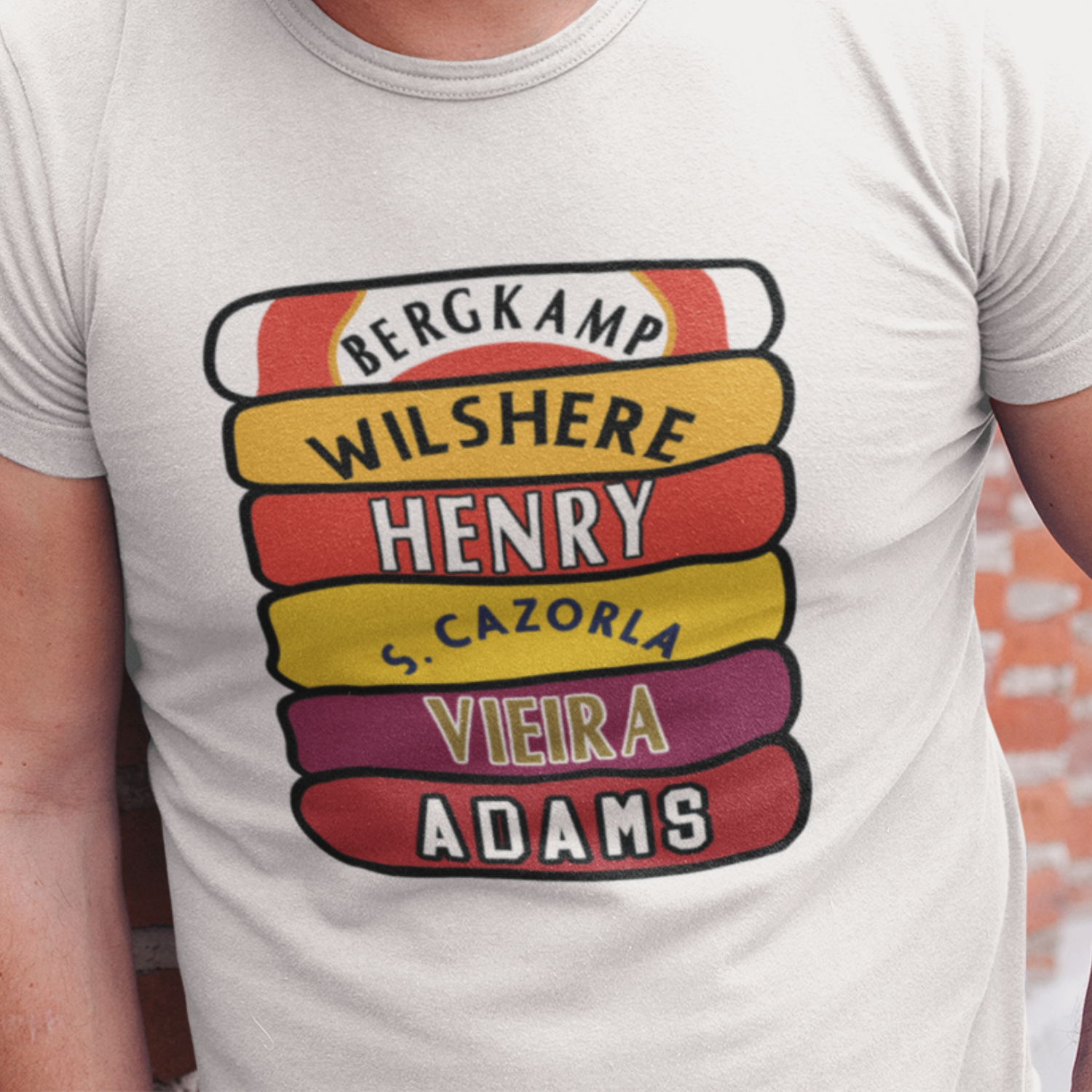 Arsenal Legends Folded Shirts T Shirt