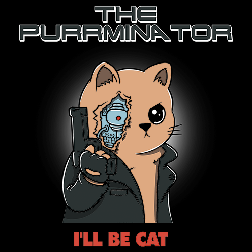 The Purrminator T Shirt