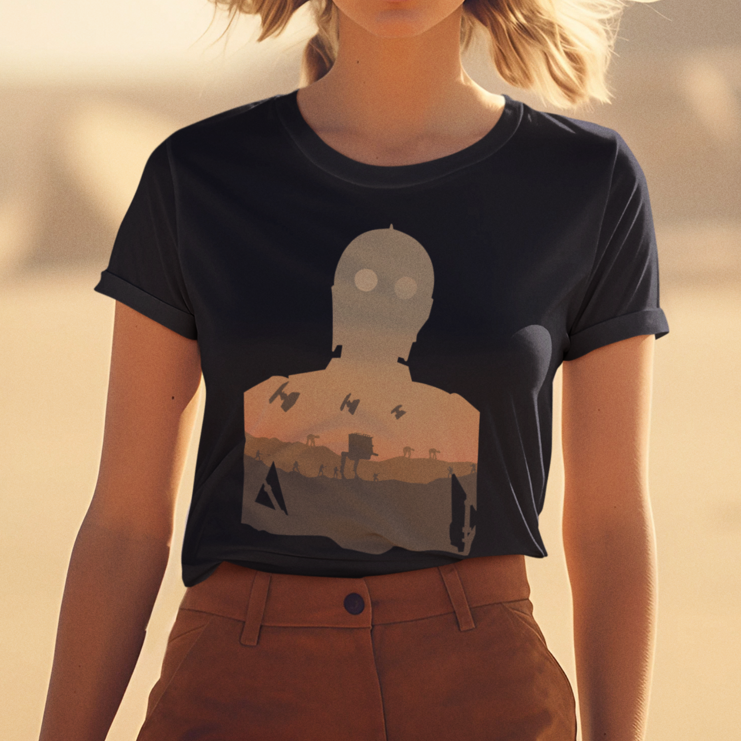 Tatooine Skyline T Shirt