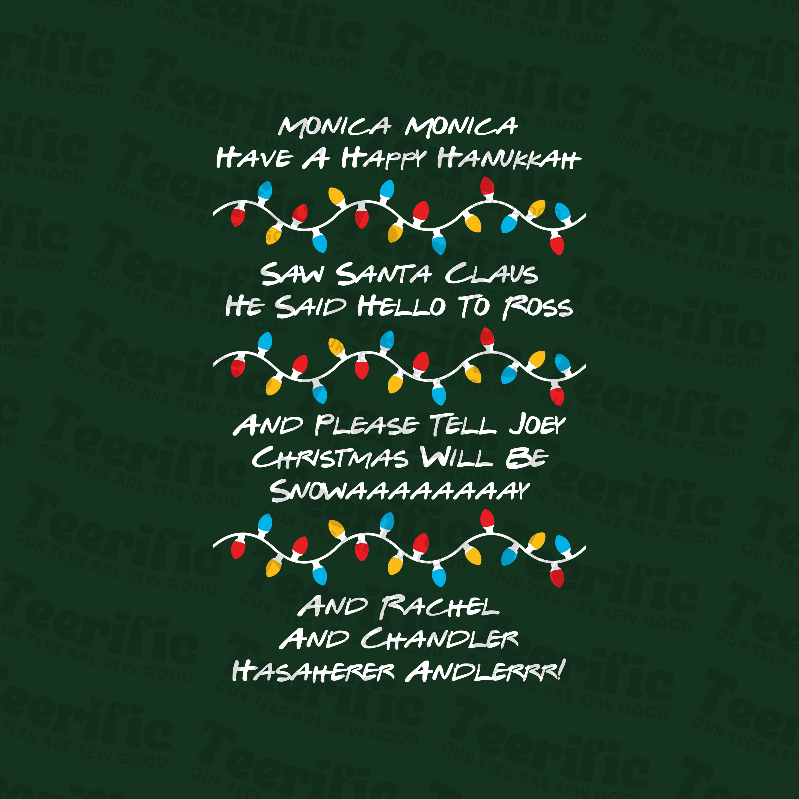 HAPPY HANUKKAH MONICA