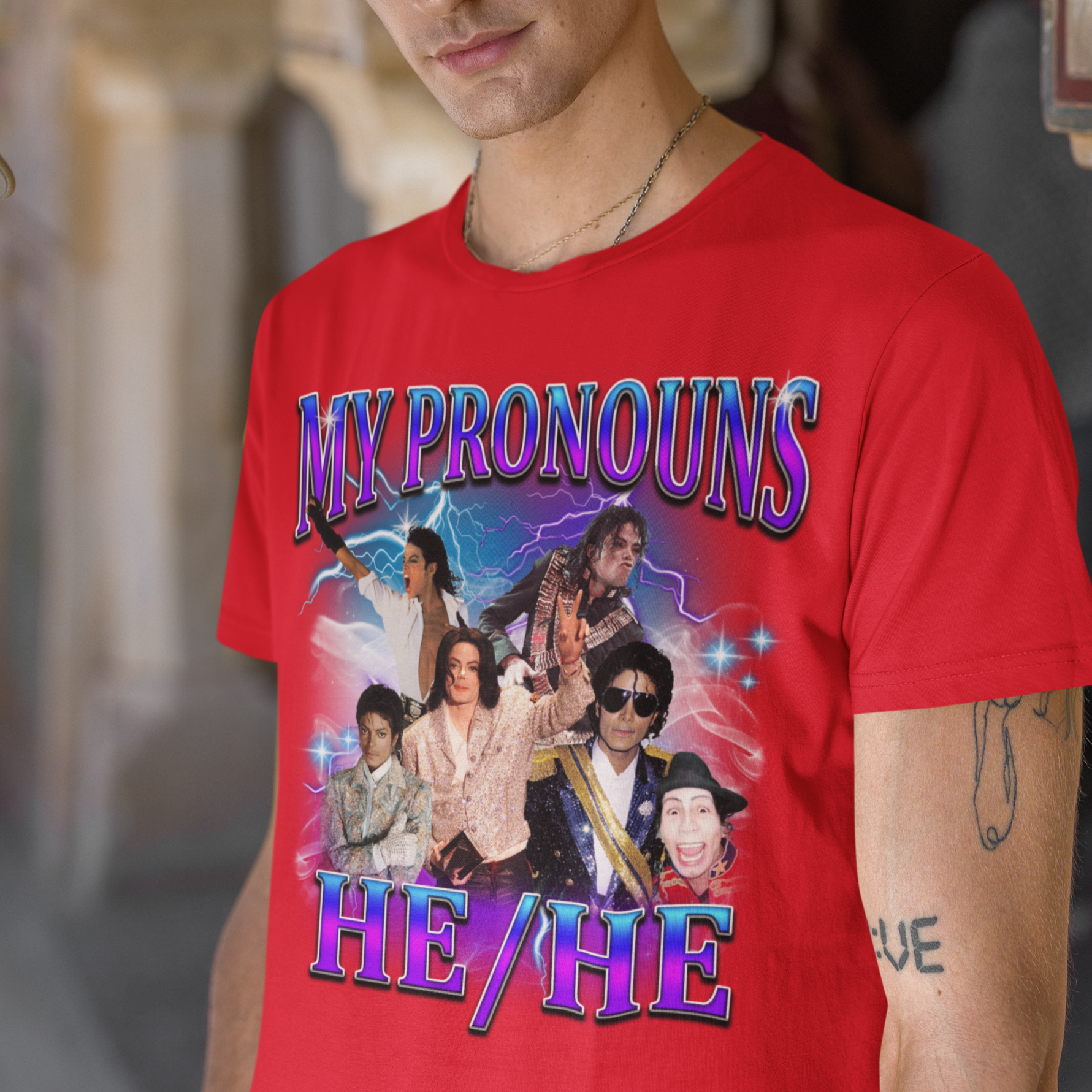 Pronouns He He T Shirt