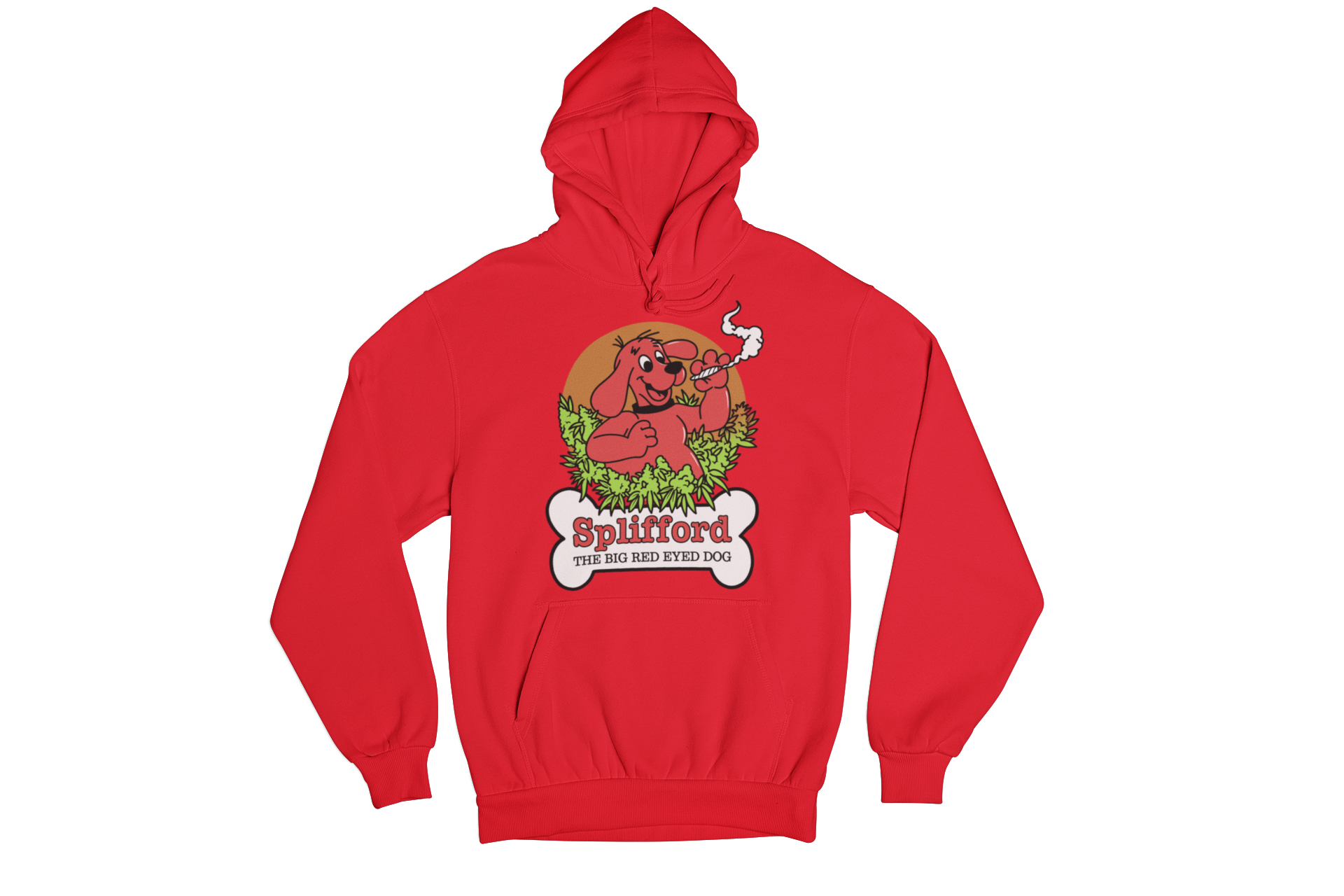 Splifford The Big Red Eyed Dog Hoodie