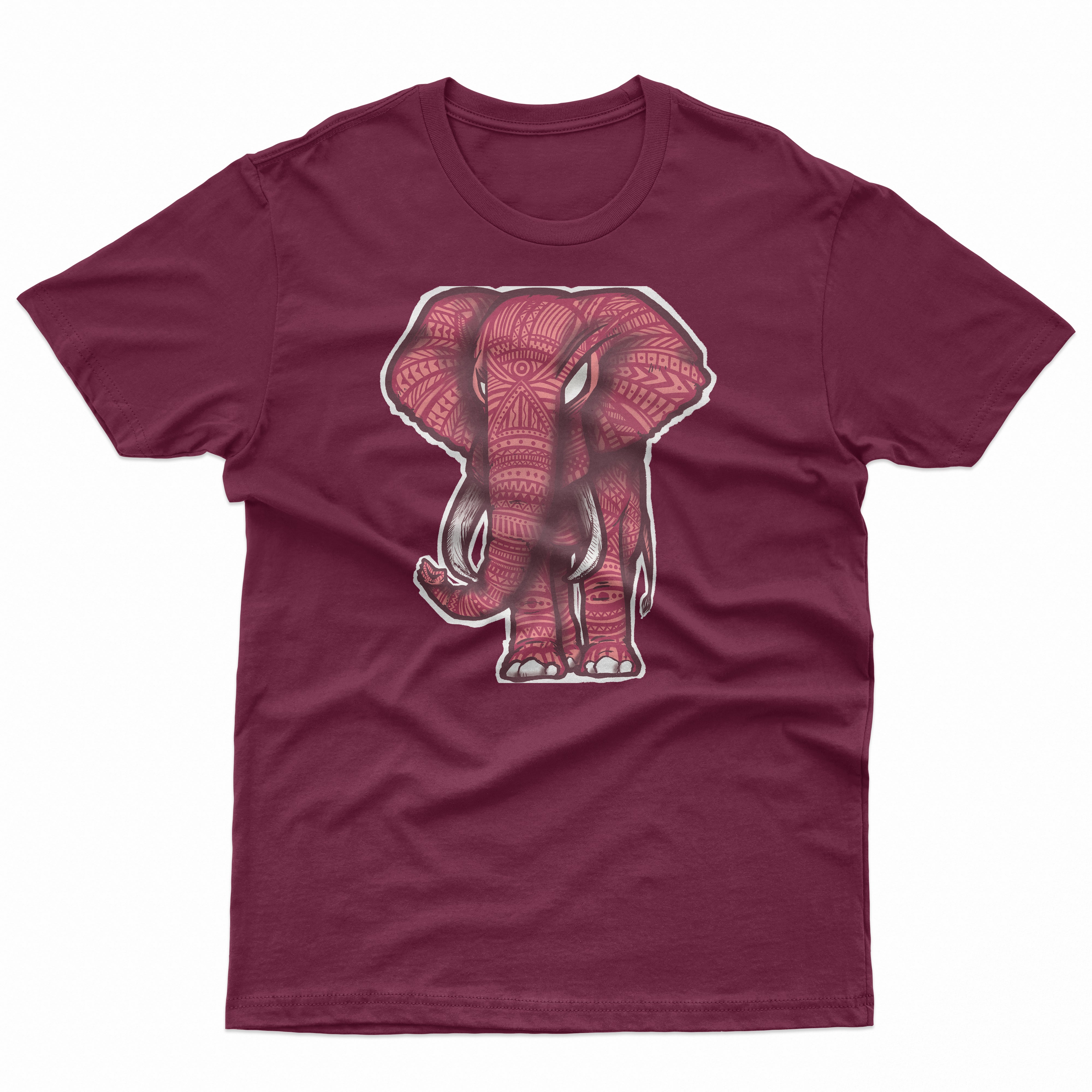 Paisley Elephant T Shirt