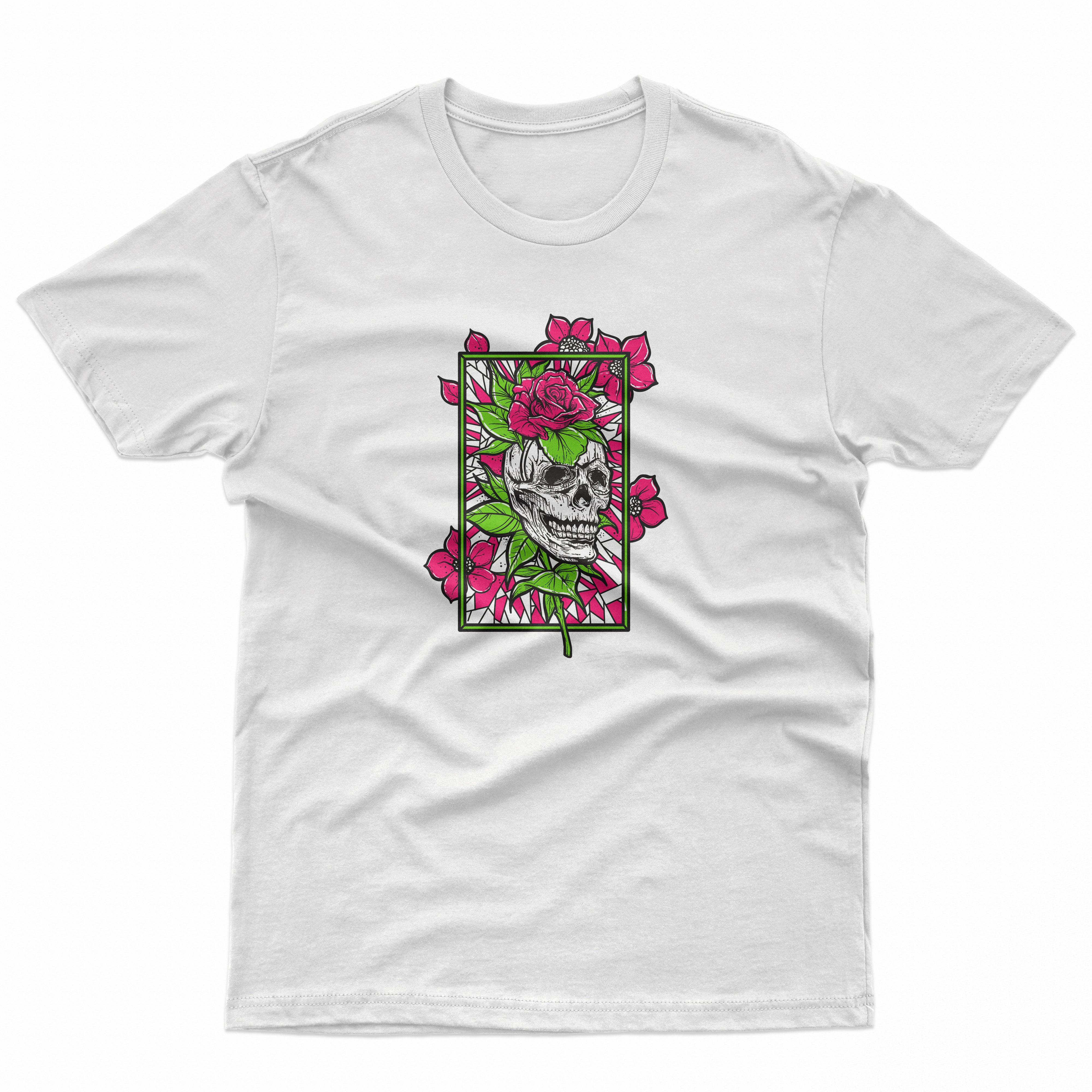 Rose Skull T Shirt