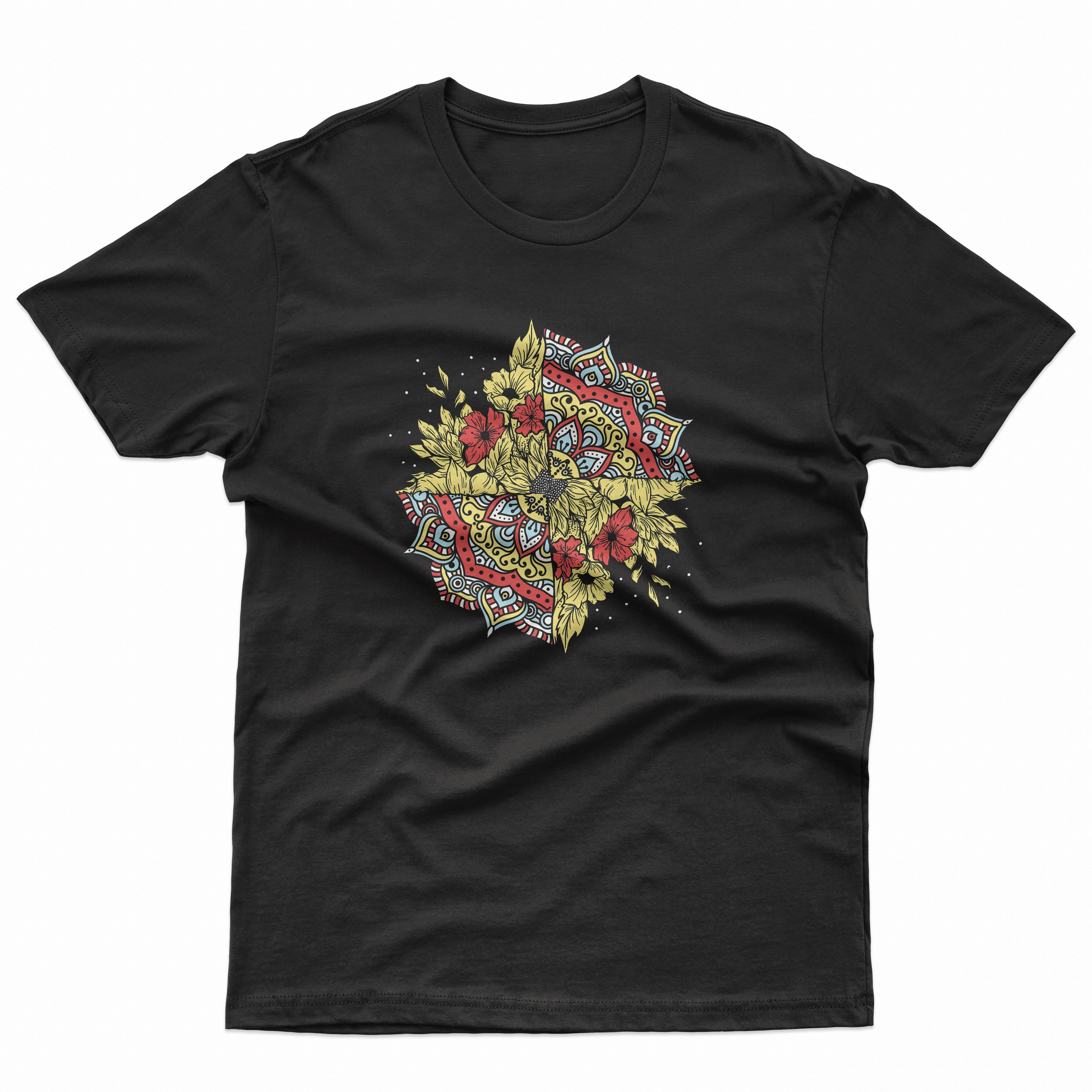 Flower Mandala T Shirt