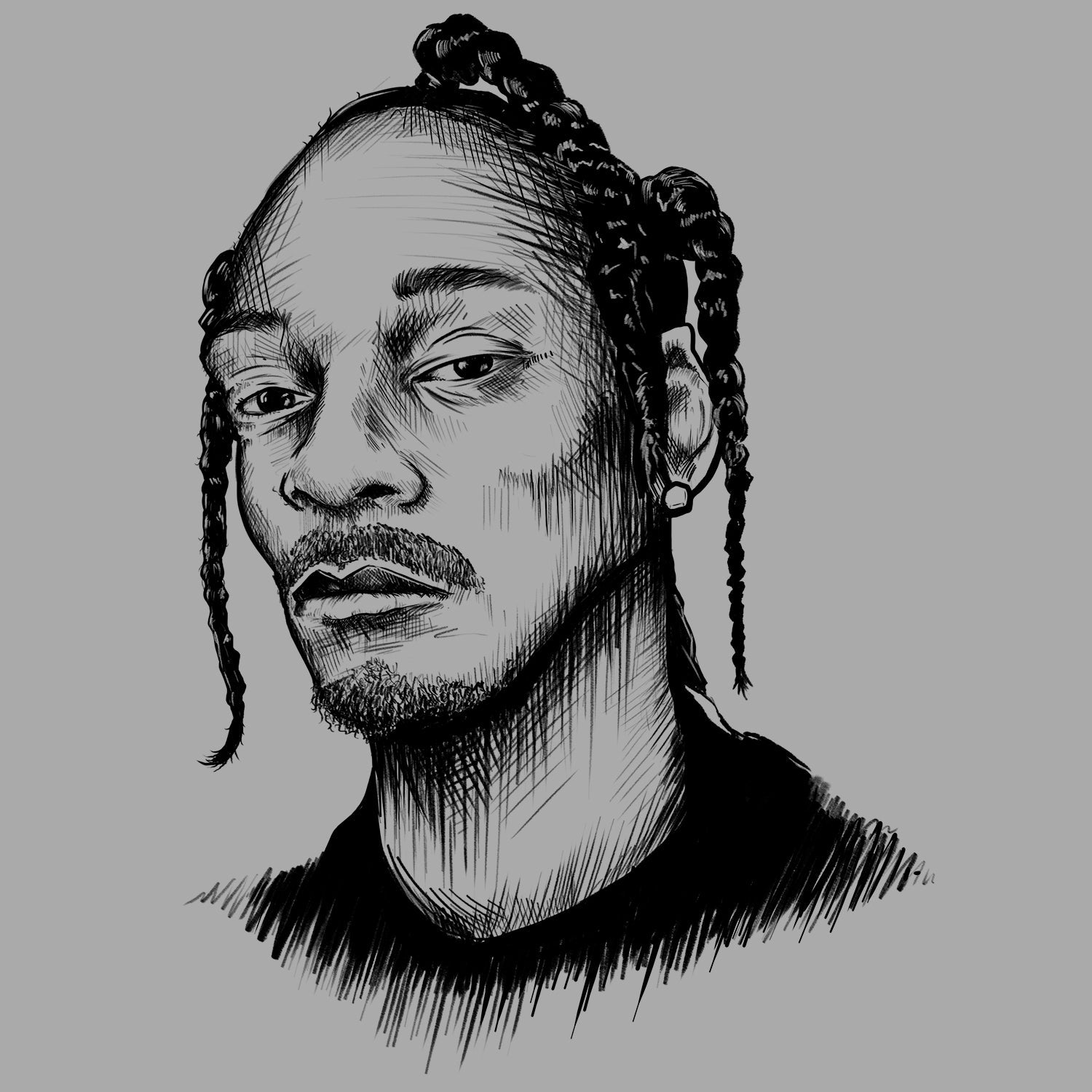 Snoop Inspired Art Kids T Shirt