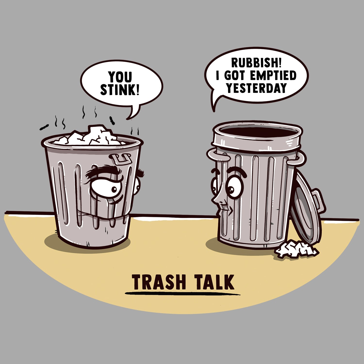 T-shirt Cartoon TrashTalk