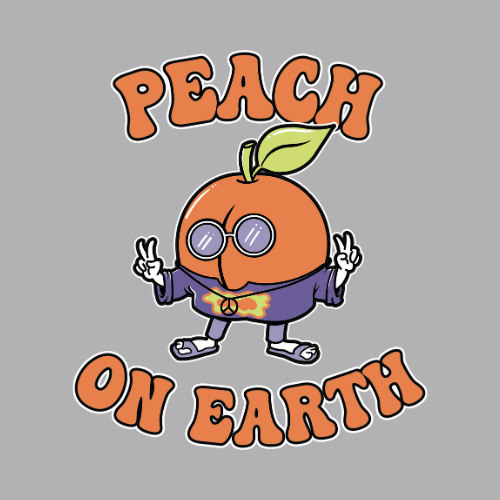 Peach on Earth Hoodie