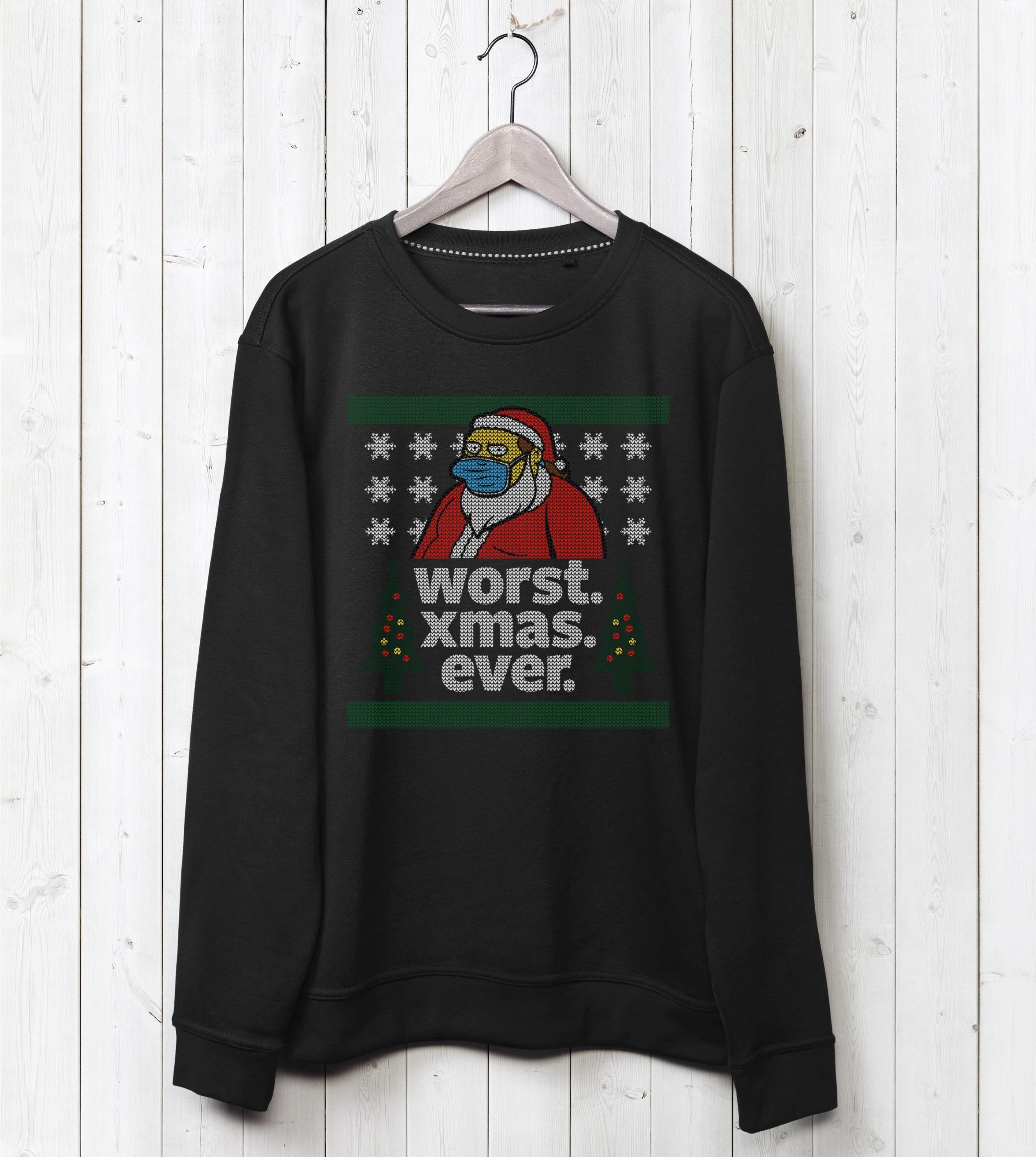 Kids Worst XMAS Ever Sweatshirt - Black