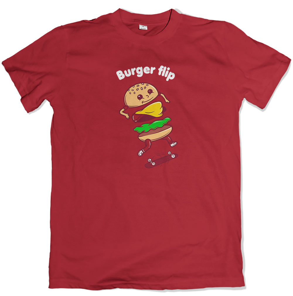Burger Flip Kids T Shirt