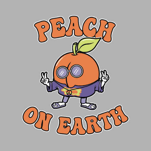 Peach on Earth T Shirt