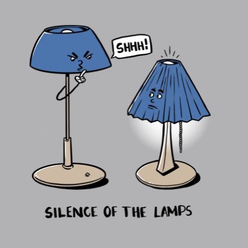 Silence of the Lamps T Shirt