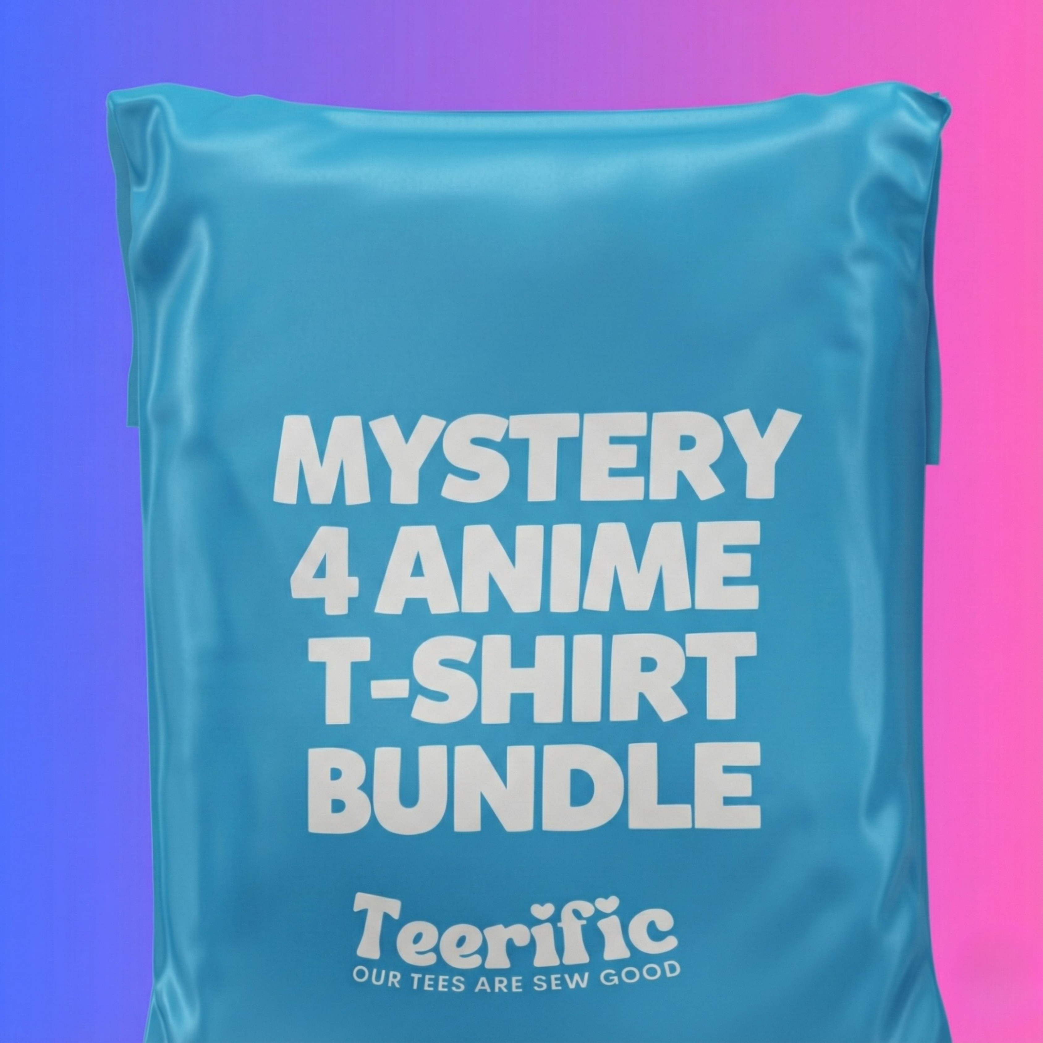 4 Mystery Anime T-Shirt Bundle