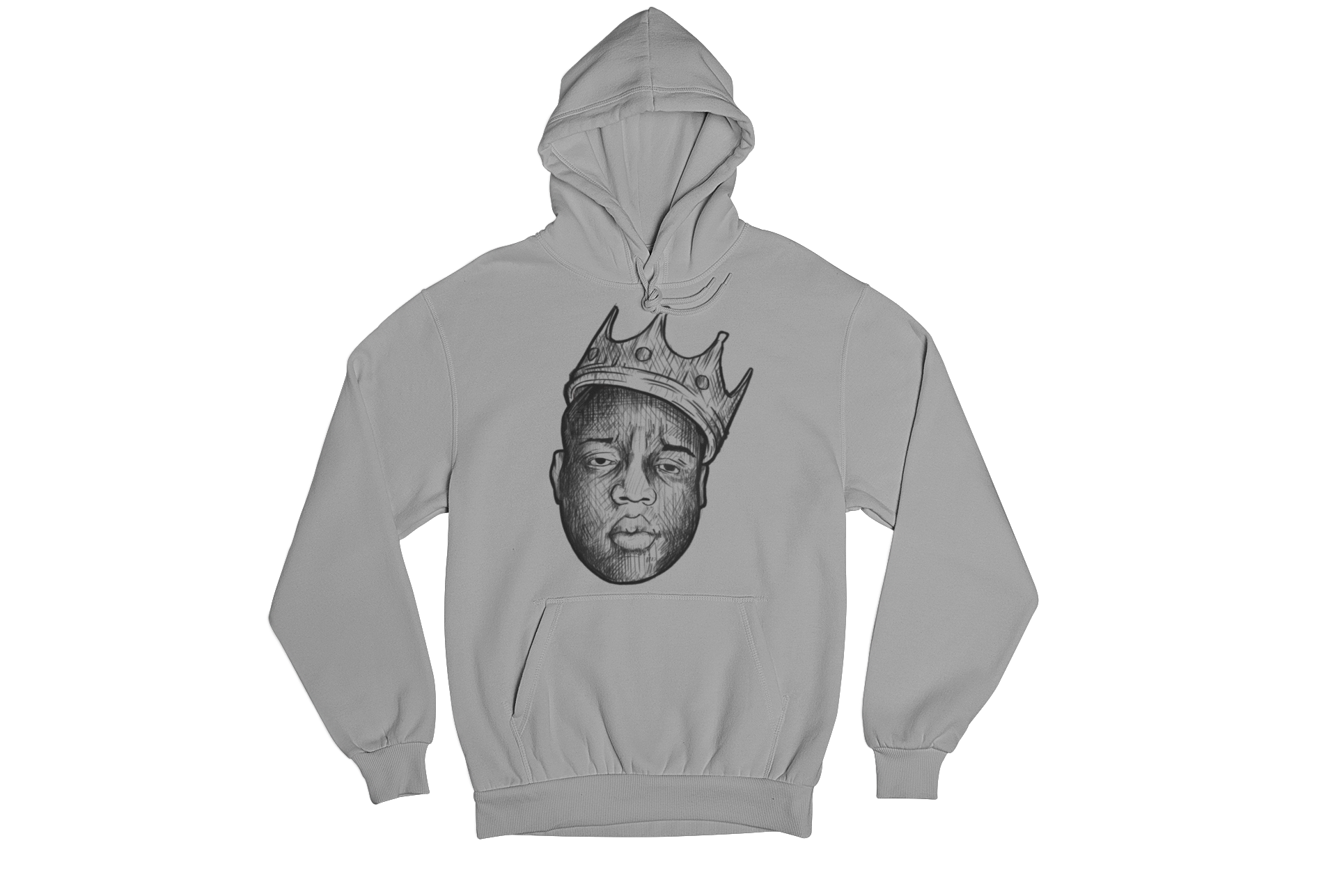 Biggie Inspired Art Kids Hoodie