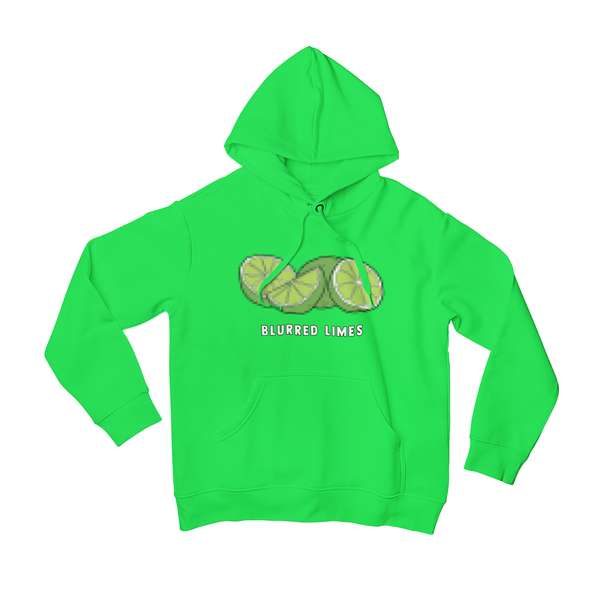 Blurred Limes Kids Hoodie