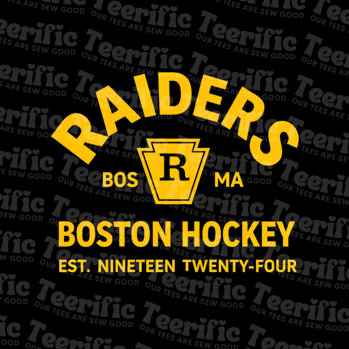 BOSTON RAIDERS INSPIRED TEE