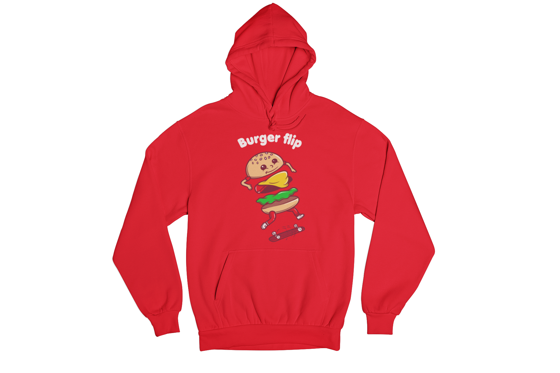 Burger Flip Kids Hoodie