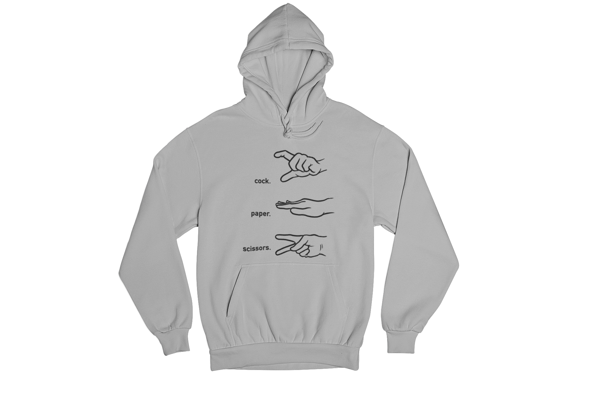 C*ck Paper Scissors Hoodie