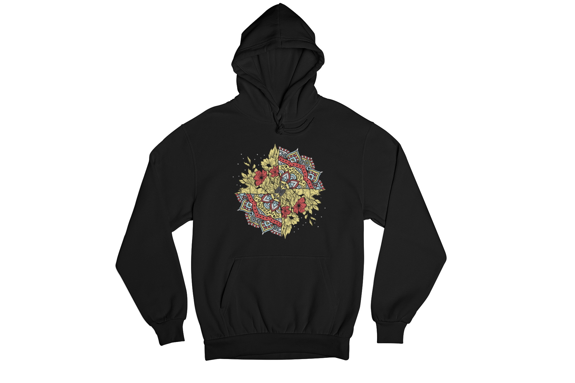 Flower Mandala Kids Hoodie