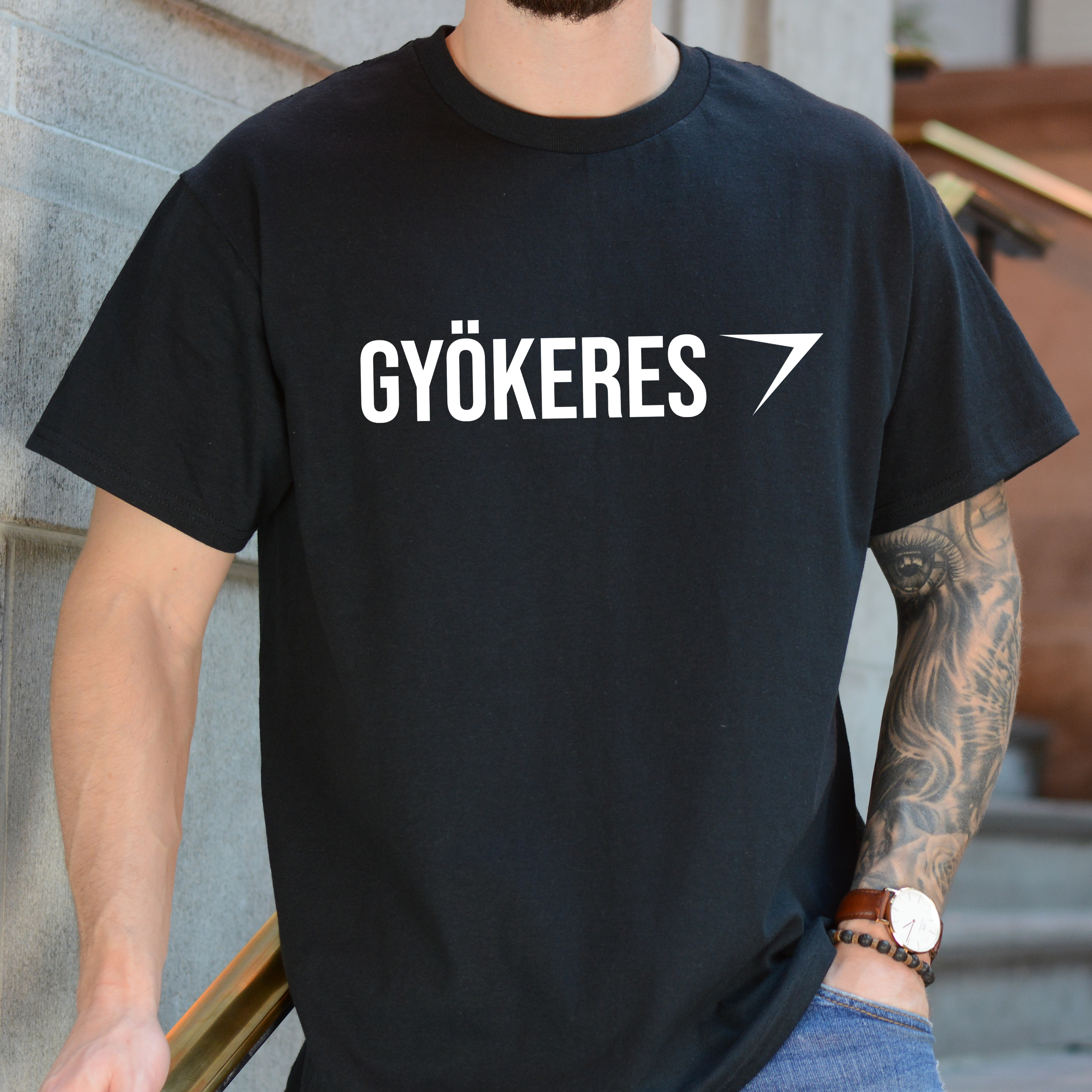 GYÖKERES LOGO - BLACK