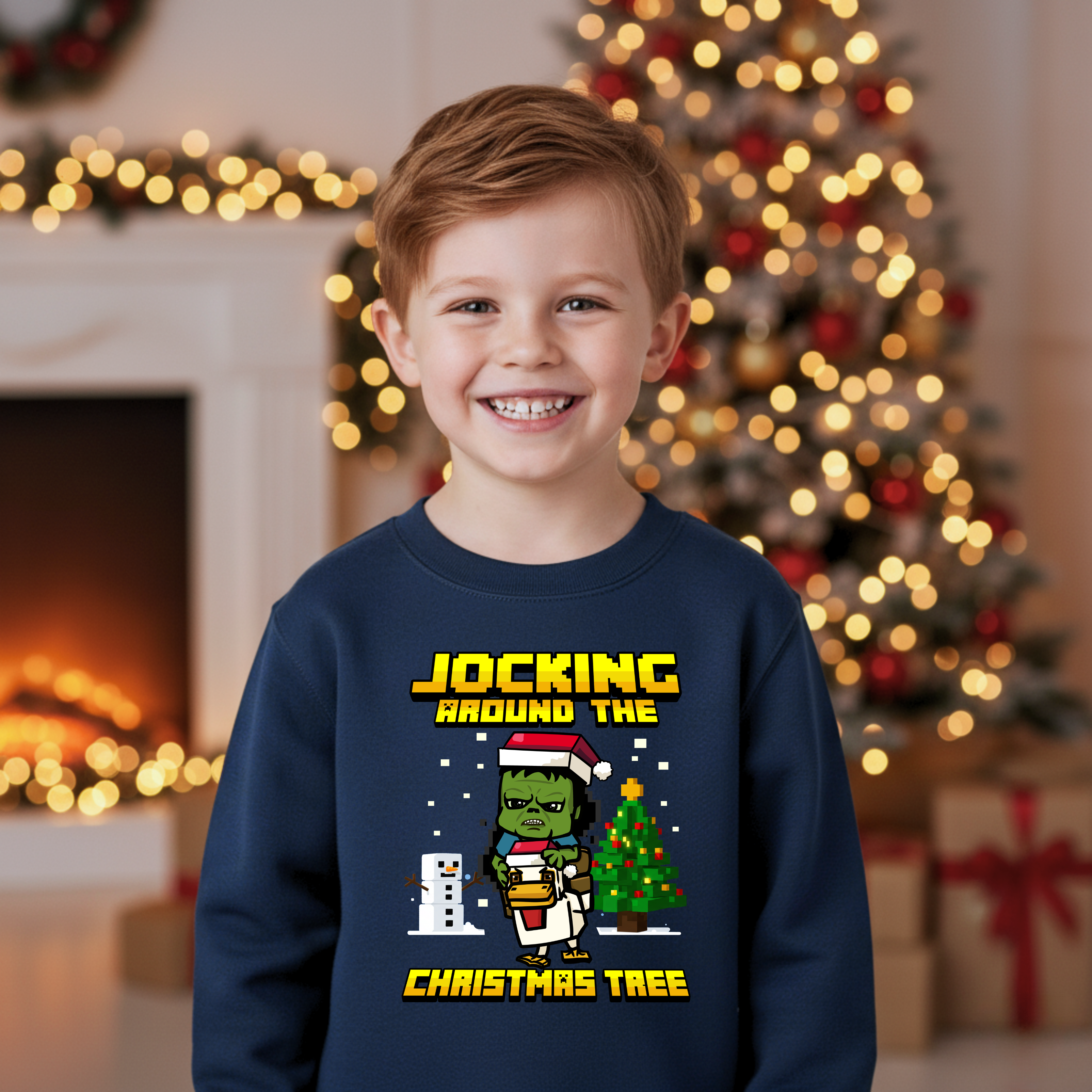 JOCKING AROUND THE CHRISTMAS TREE
