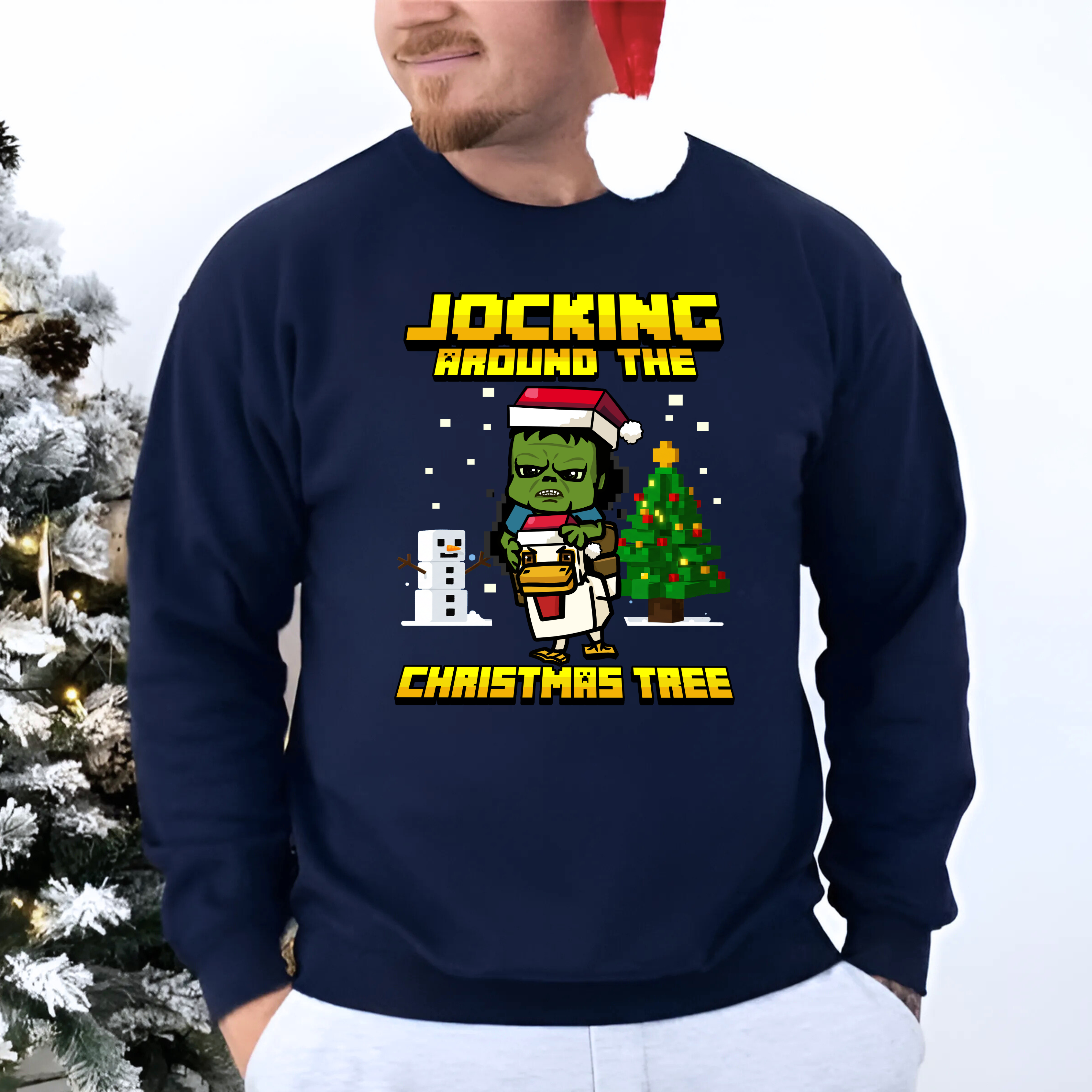 JOCKING AROUND THE CHRISTMAS TREE