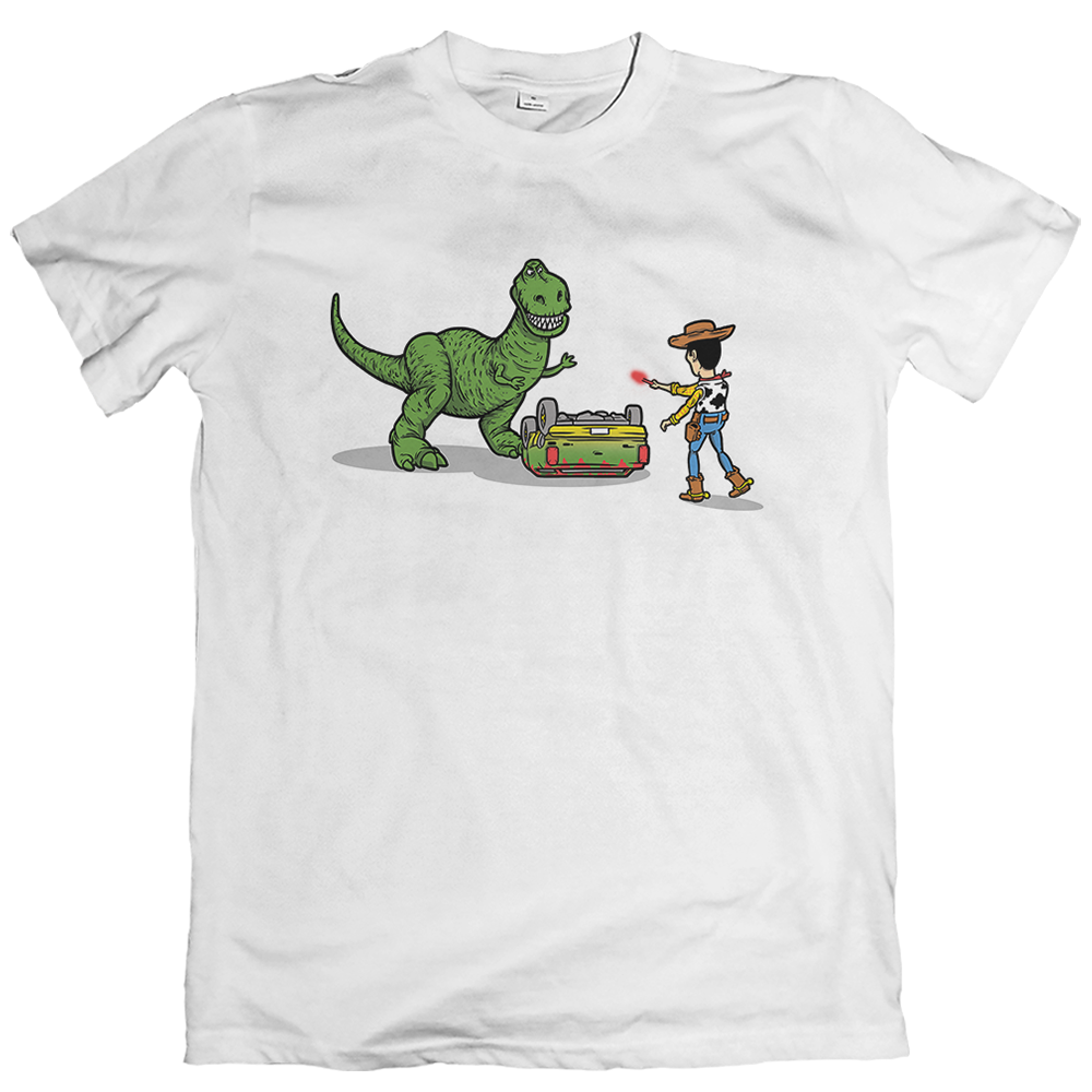 Jurassic Story White T Shirt