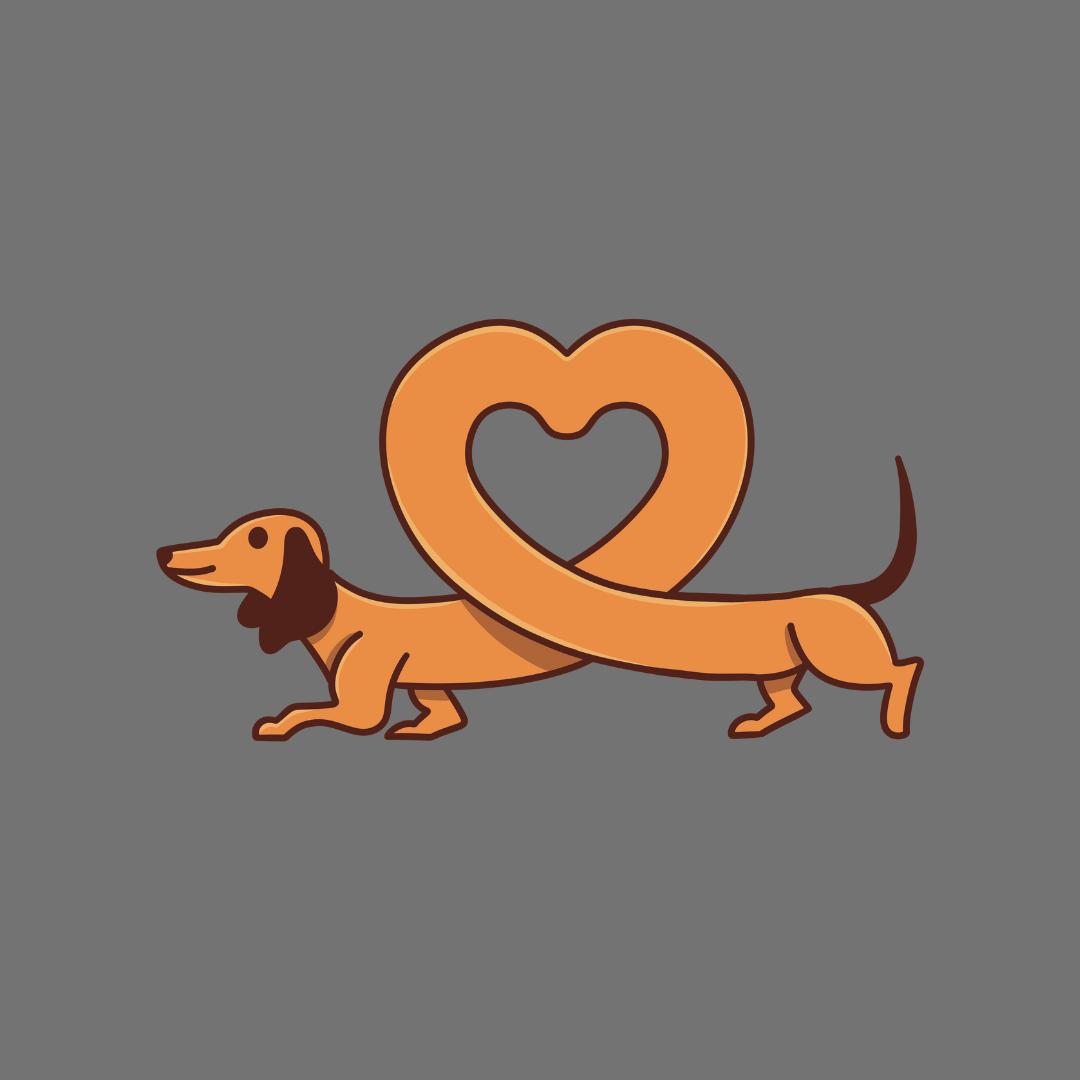 LOVE HEART DACHSHUND T Shirt