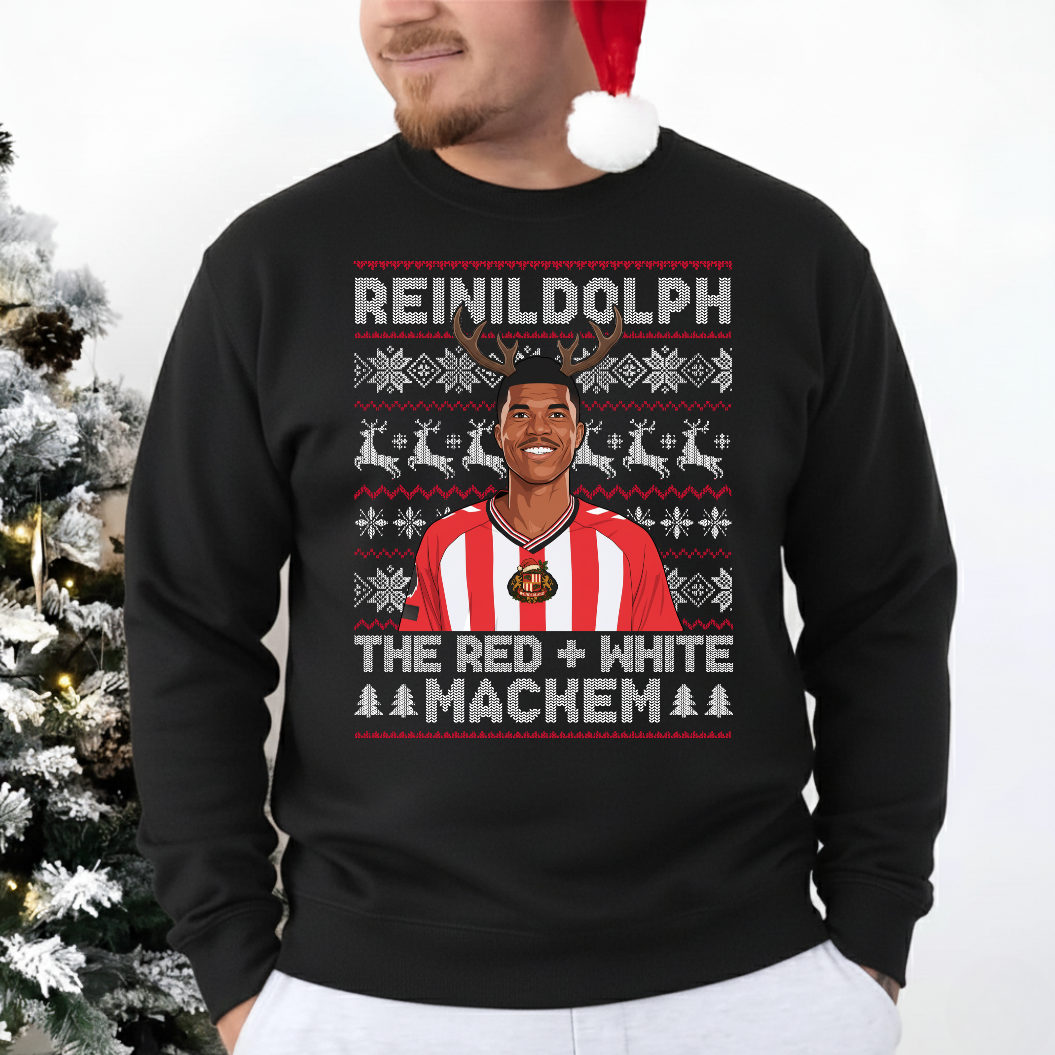REINILDOLPH THE RED + WHITE MACKEM
