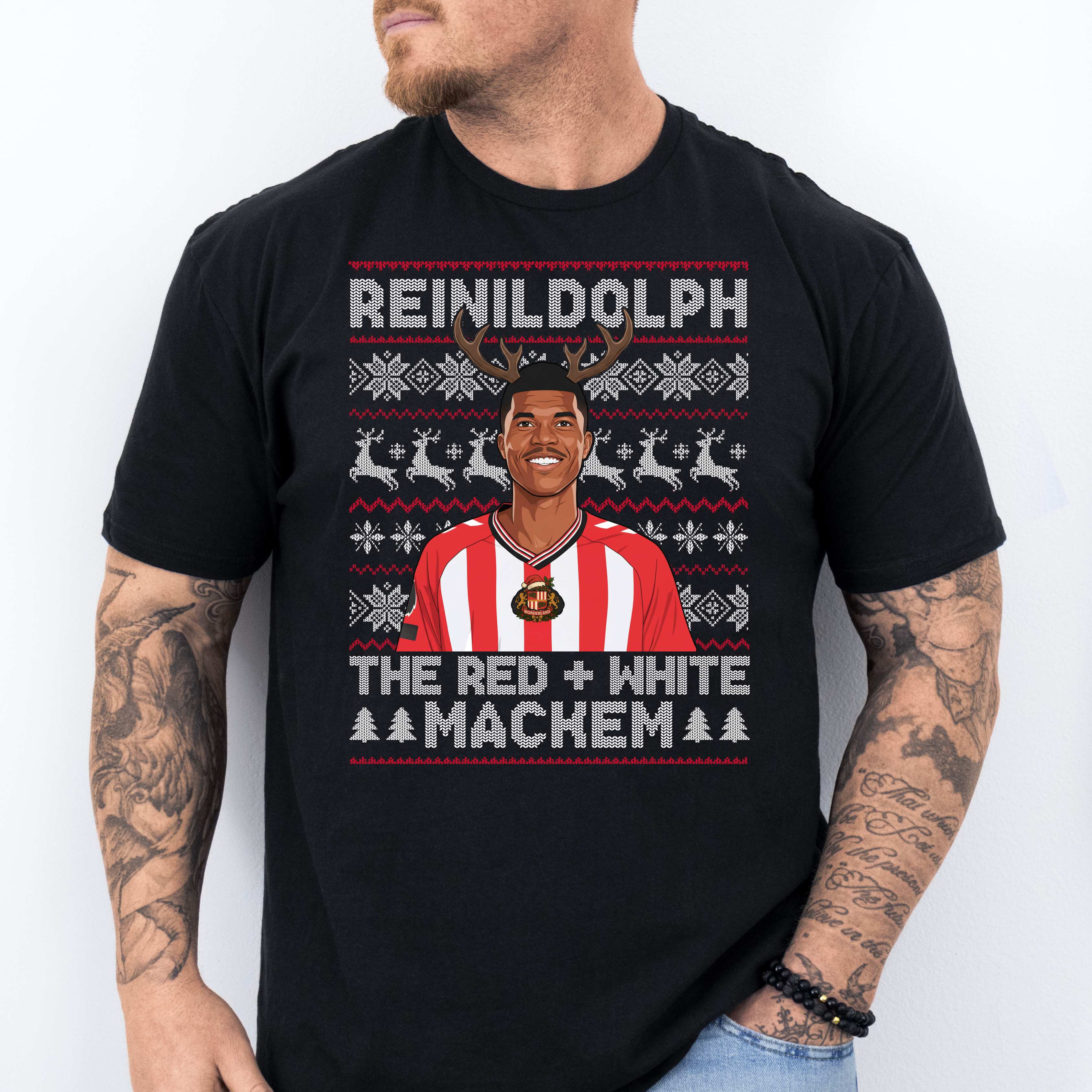 REINILDOLPH THE RED + WHITE MACKEM
