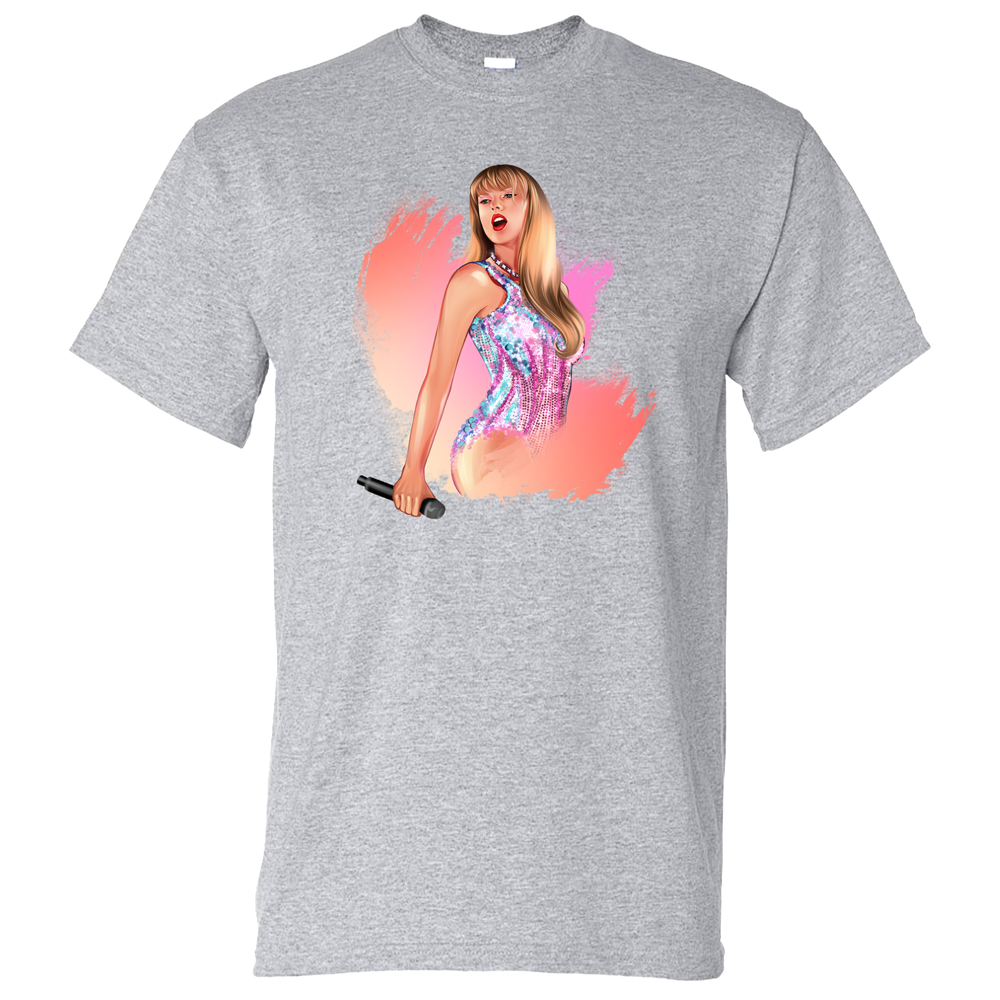 Microphone Pose T Shirt