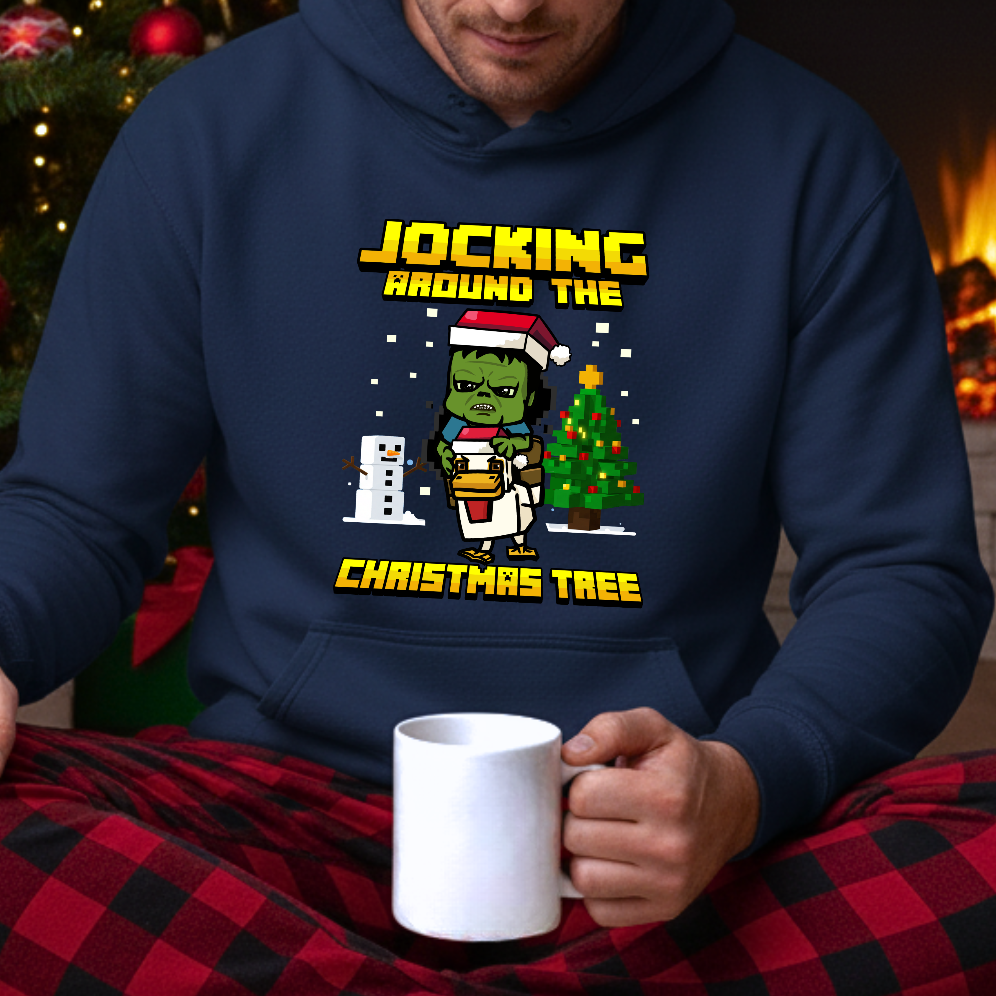 JOCKING AROUND THE CHRISTMAS TREE