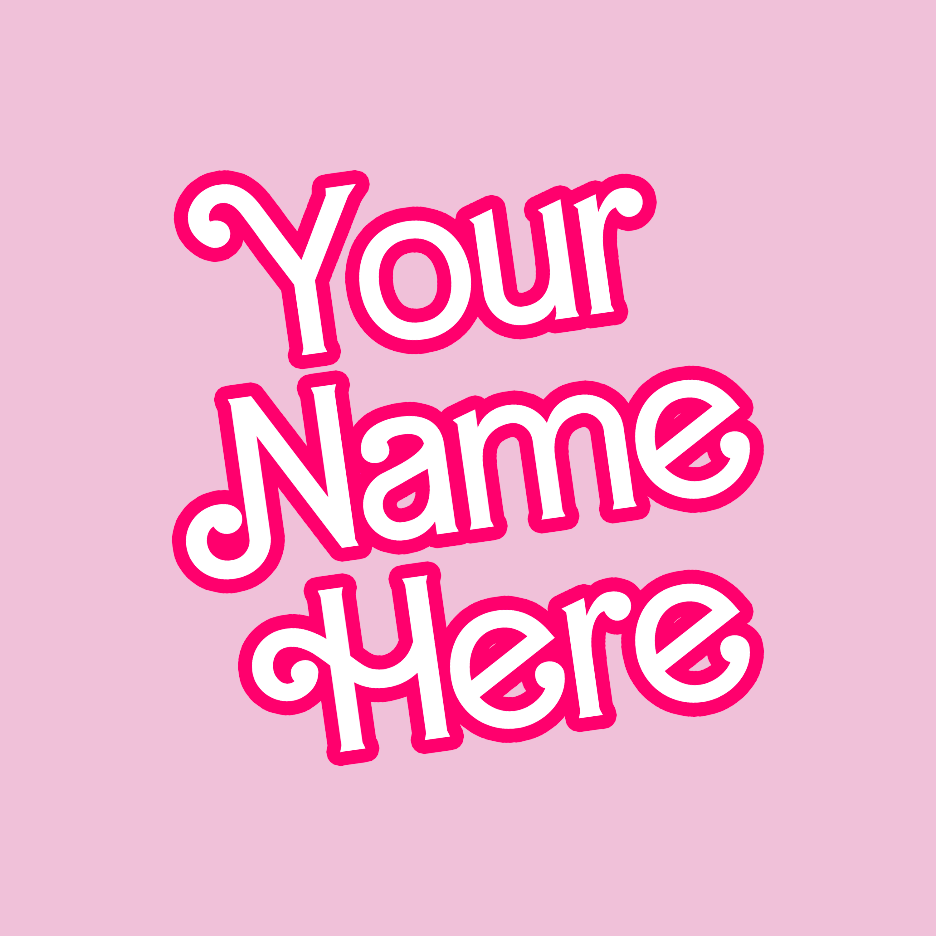 Personalised Doll Name - Kids Hoodie