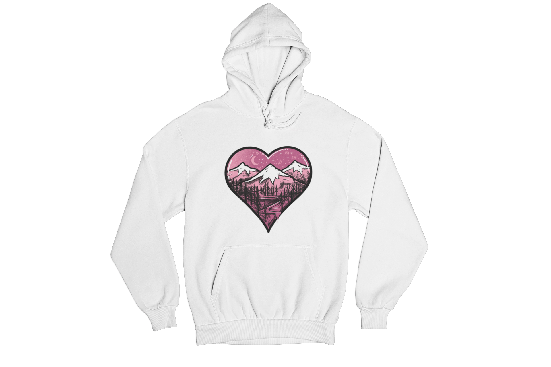 Love Heart Travel Hoodie