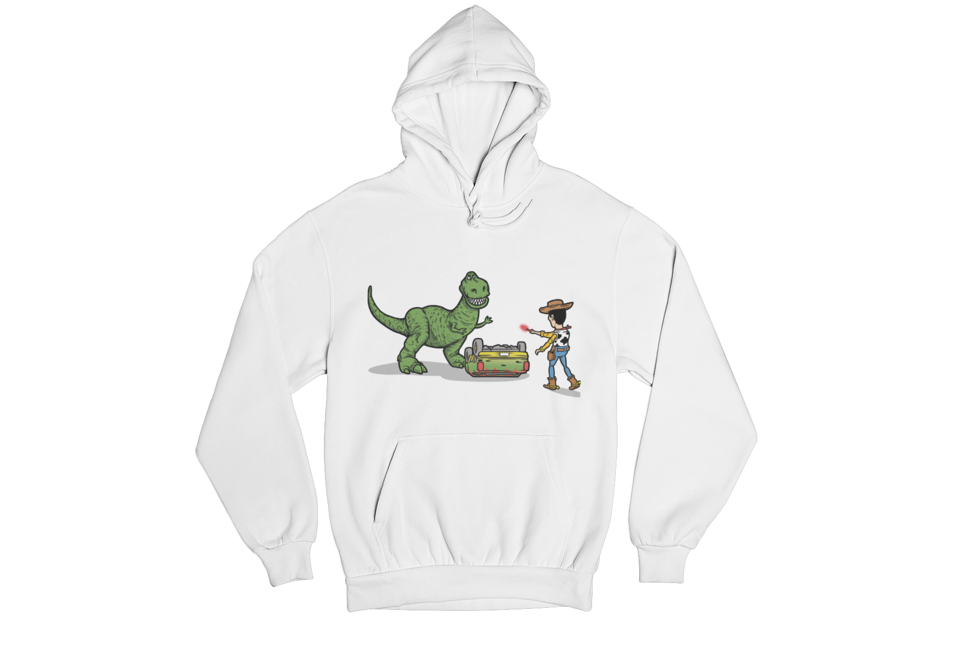 Jurassic Story White Hoodie