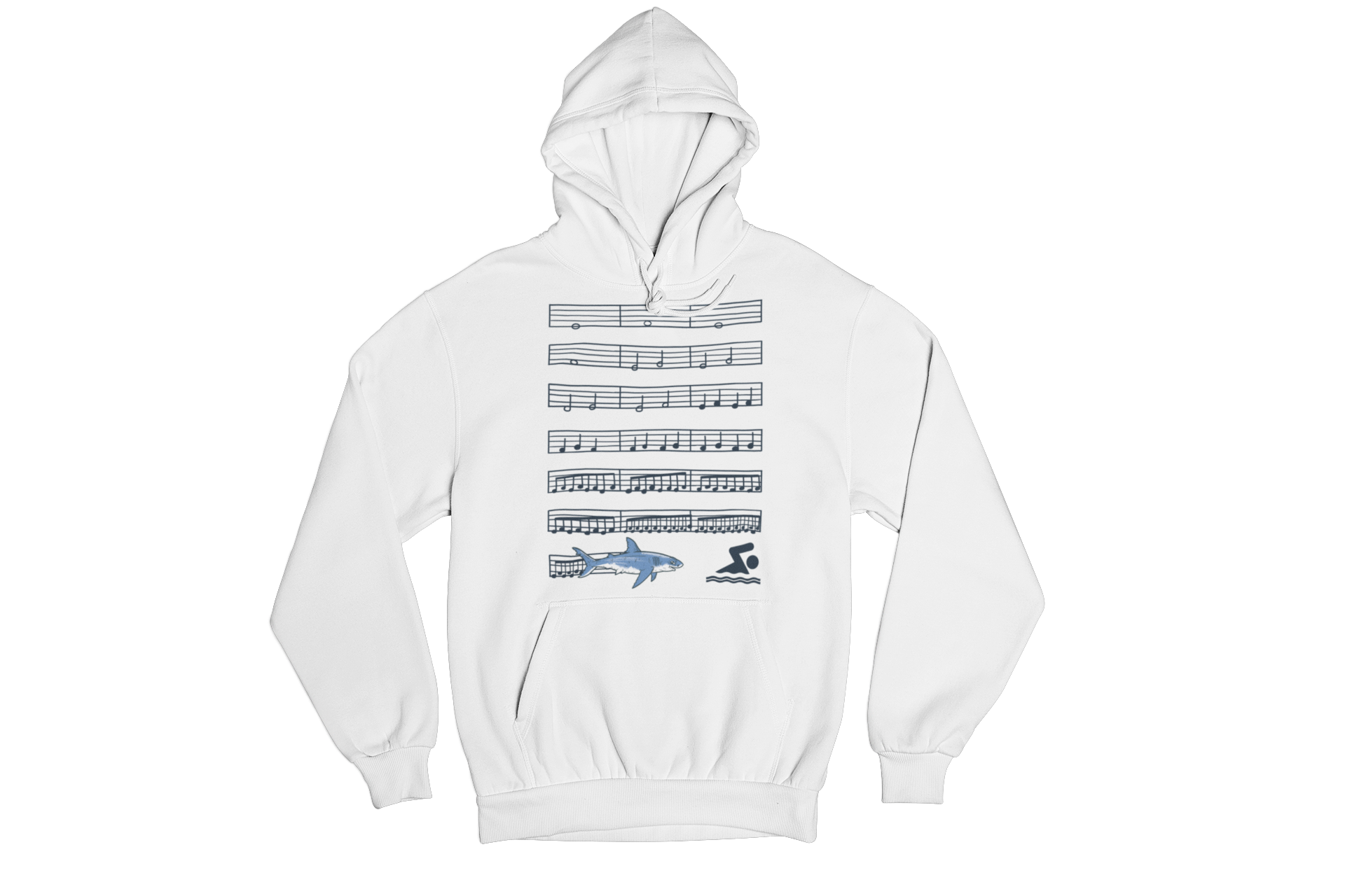 Jaws Theme Music Hoodie