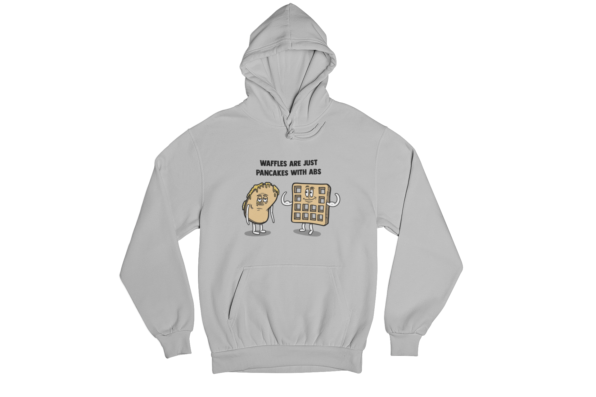 Waffles are Pancakes with Abs Kids Hoodie