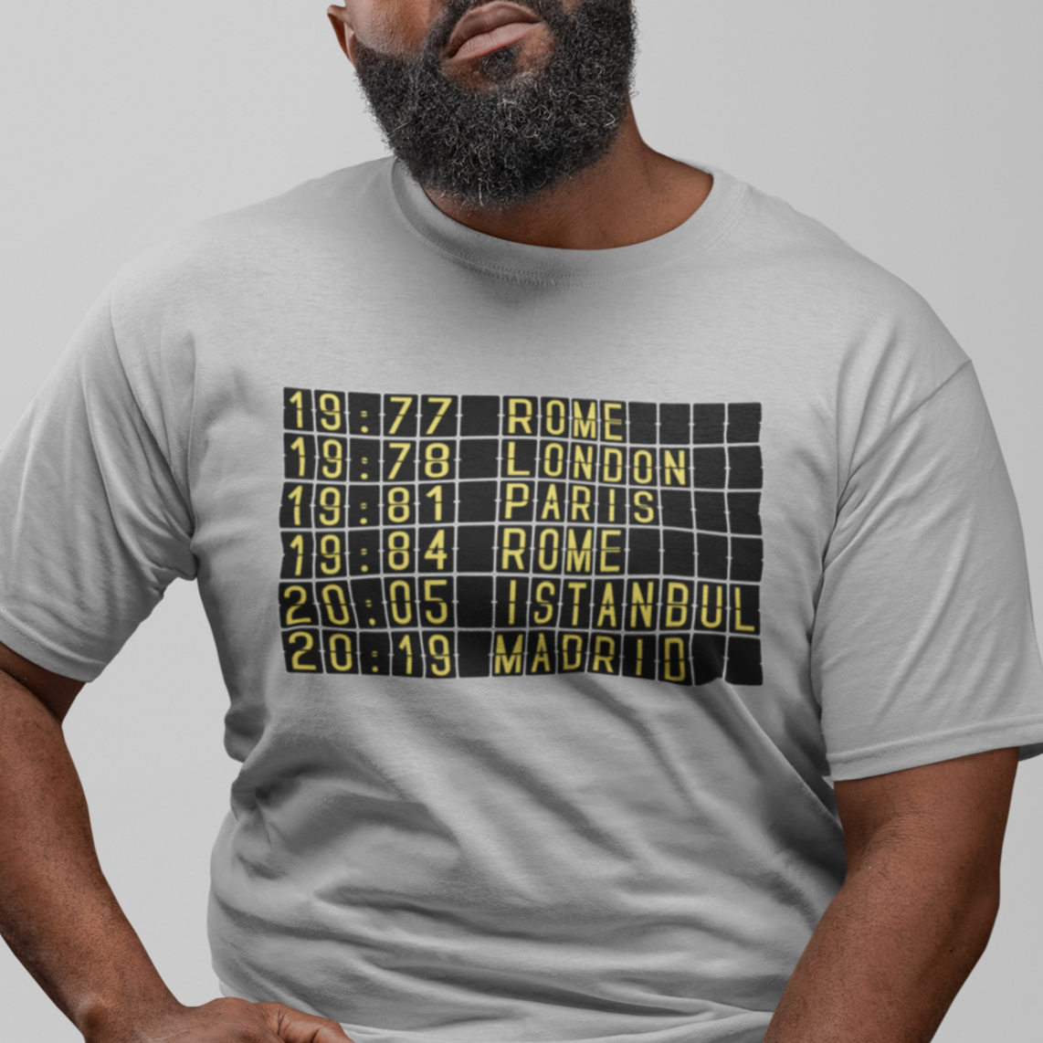 EUROPEAN DEPARTURES BOARD T Shirt