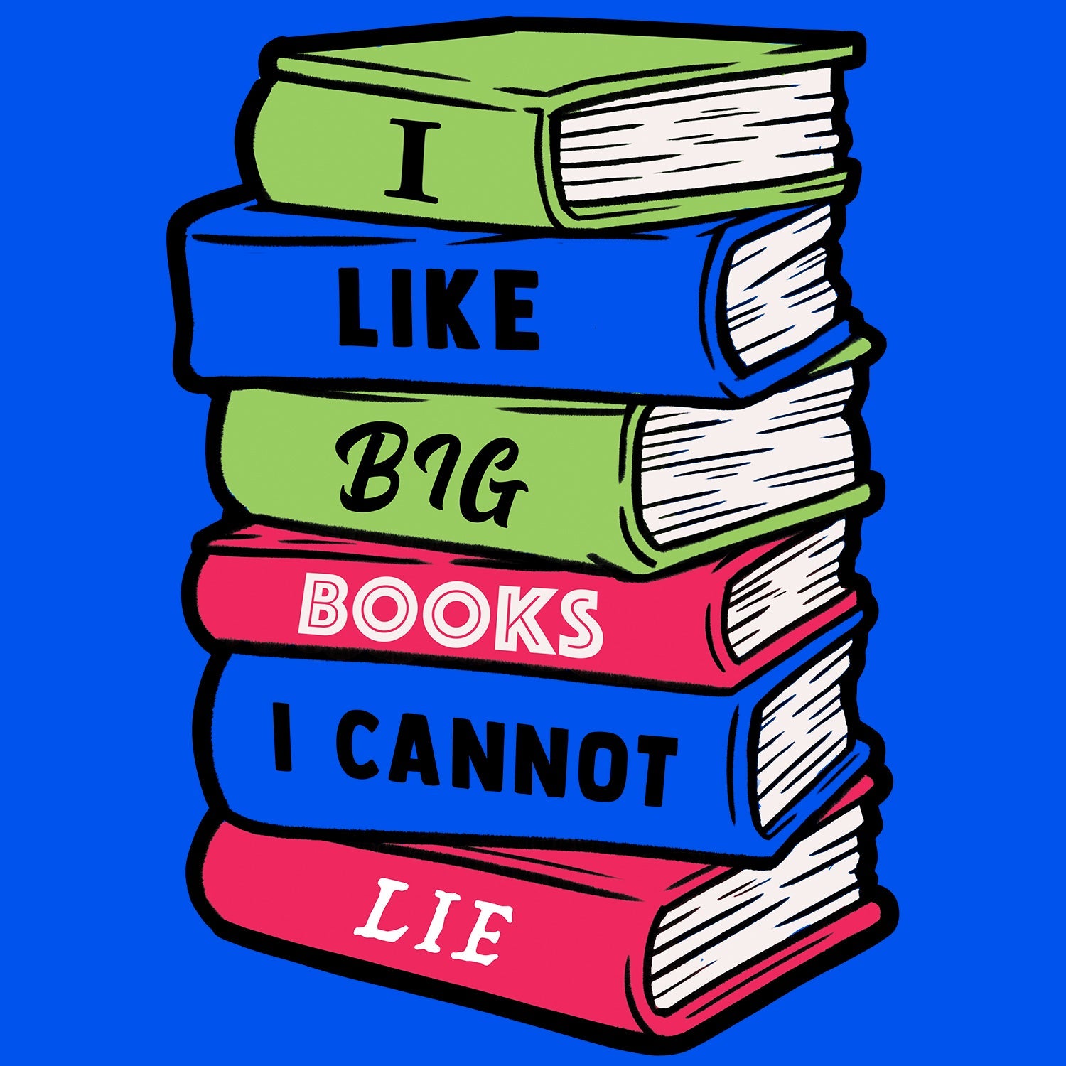 I Like Big Books Kids T Shirt