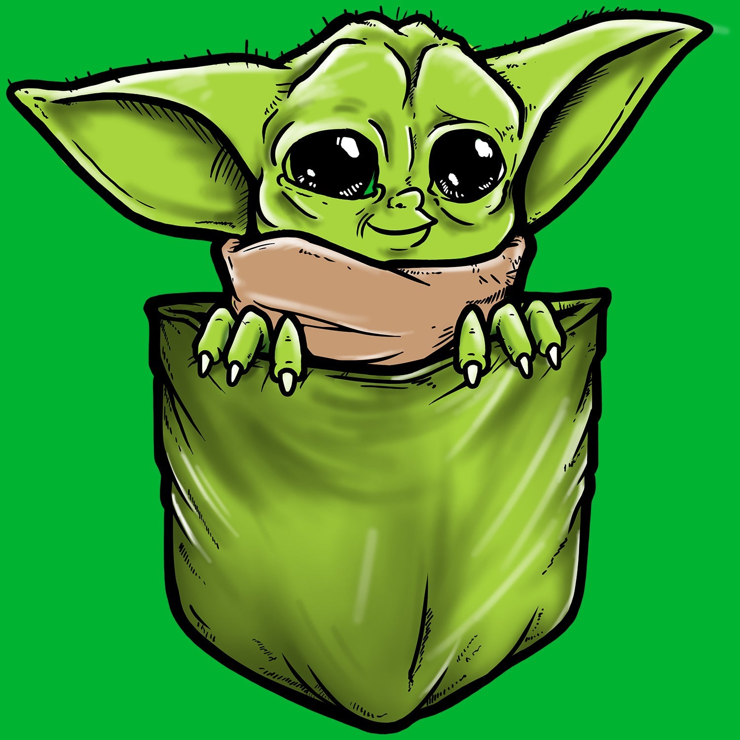 Pocket Baby Yoda T Shirt